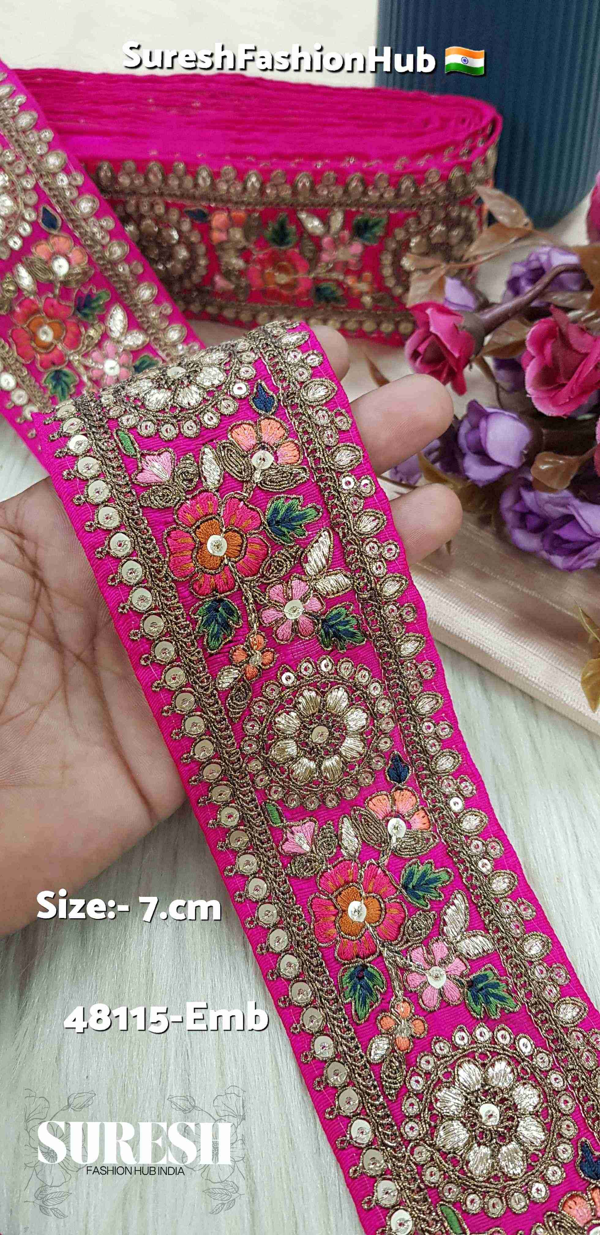 Sabyasachi-Inspired Designer Embroidery Lace