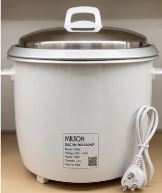 Milton Euroline 2.8L Electric Rice Cooker with Aluminium Pot