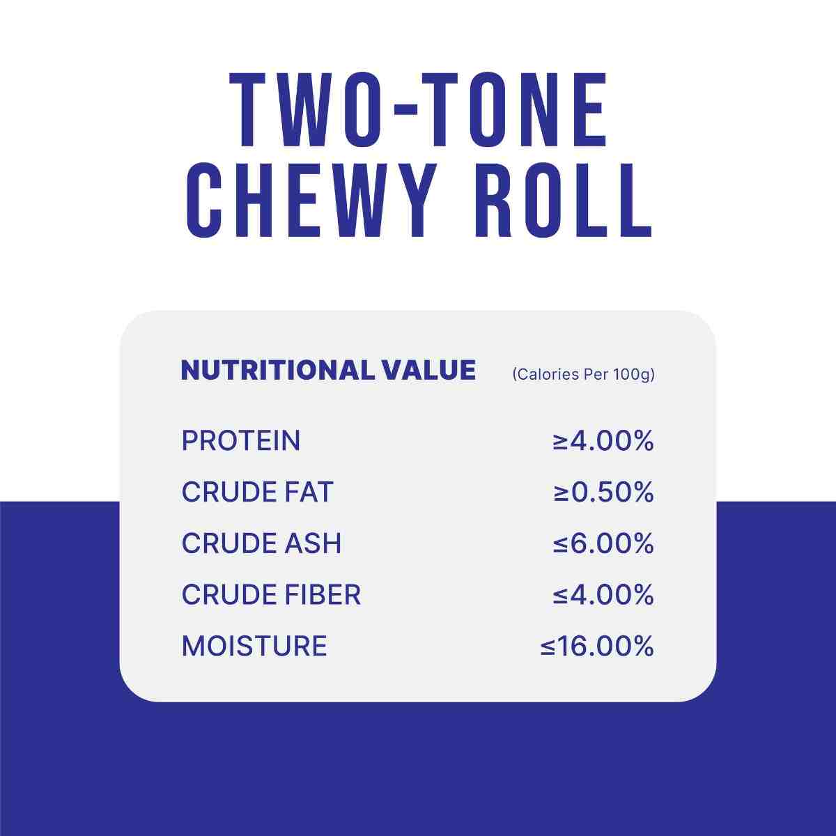 Snackers Non Rawhide Chews Two Tone Chewy Roll for Dogs, 225g