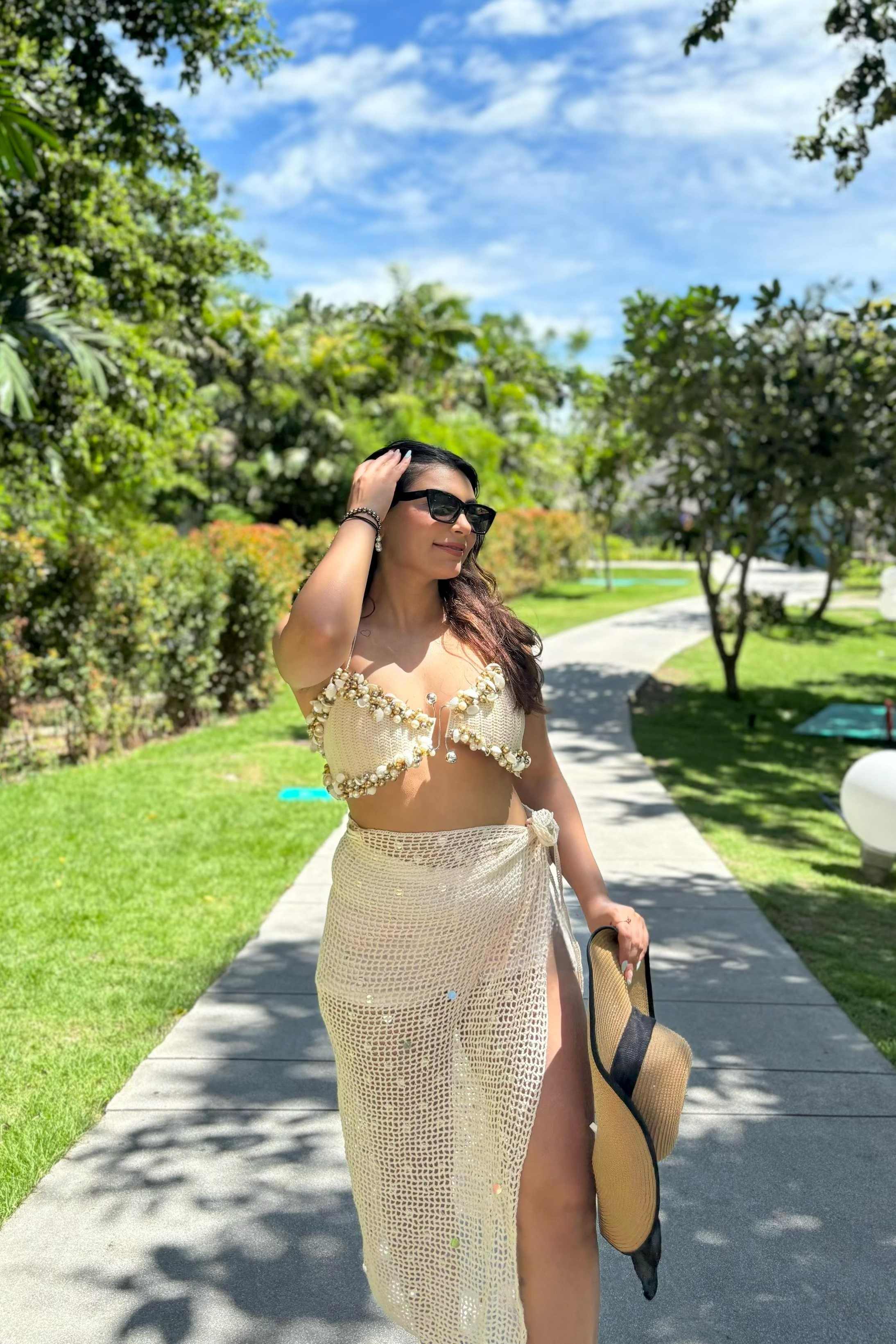 Starry Coast Sequin Skirt