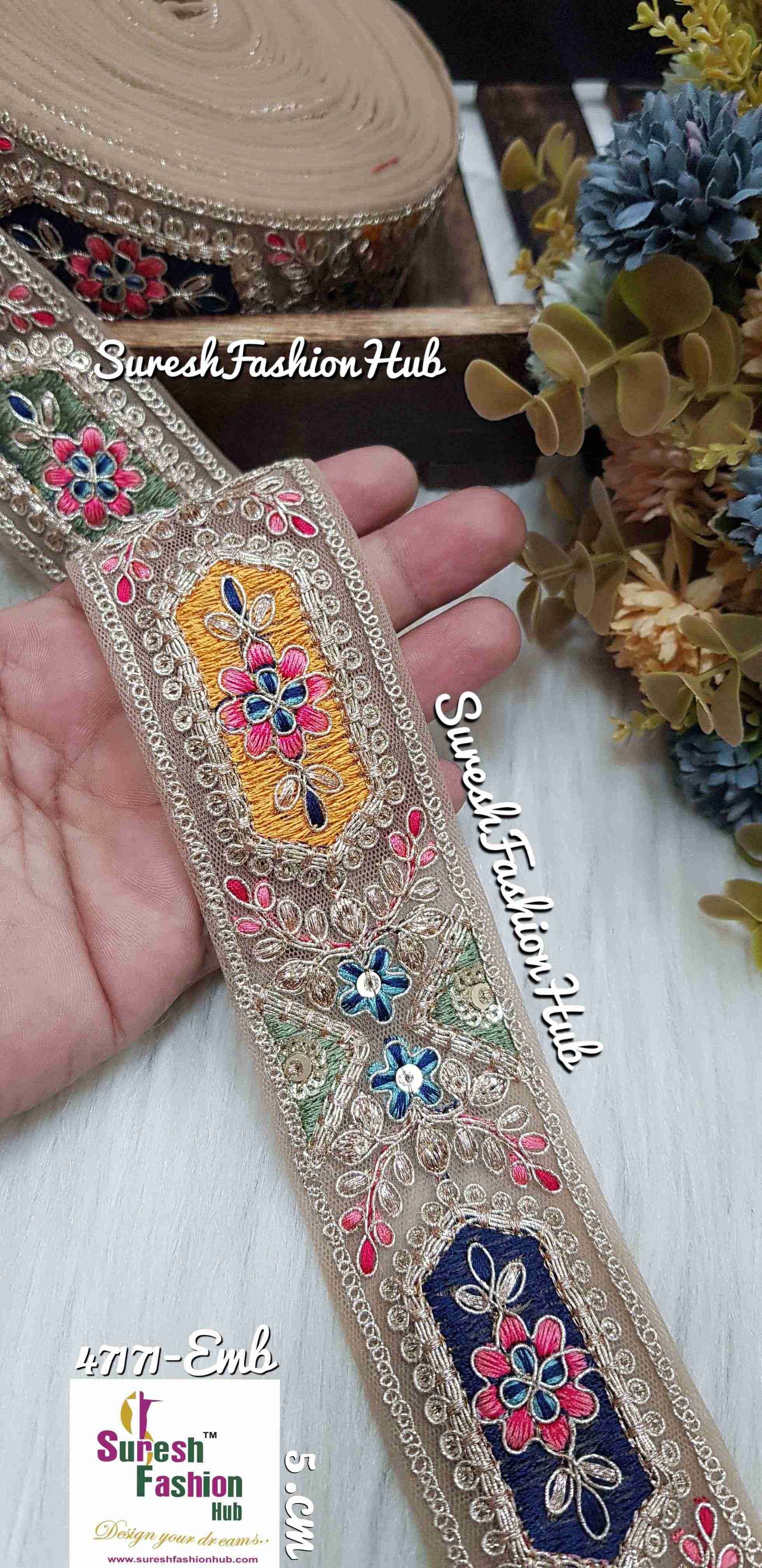 SabyaSachi-Inspired Multi-Color Elegance Lace