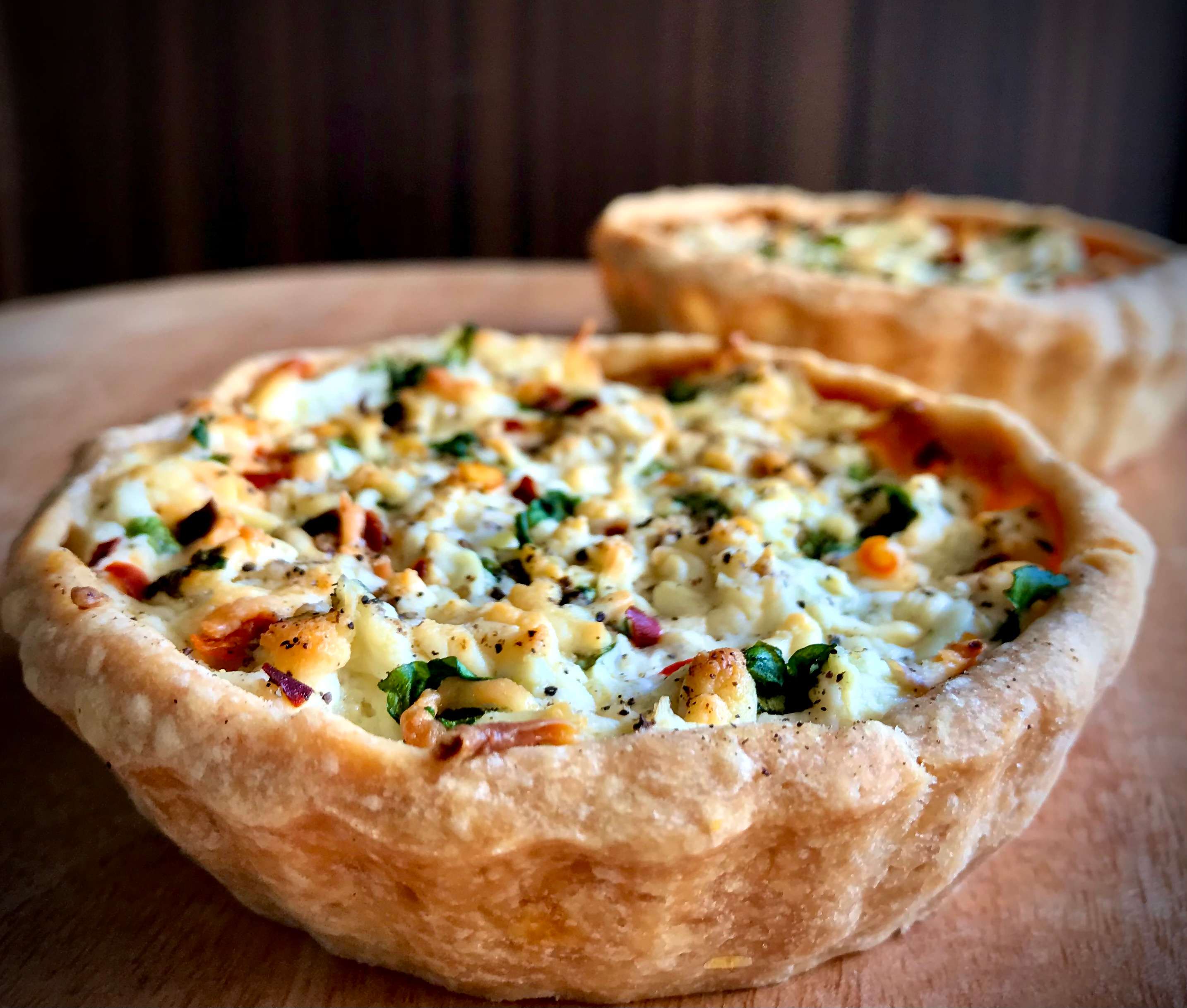 Creme Cauliflower Quiche
