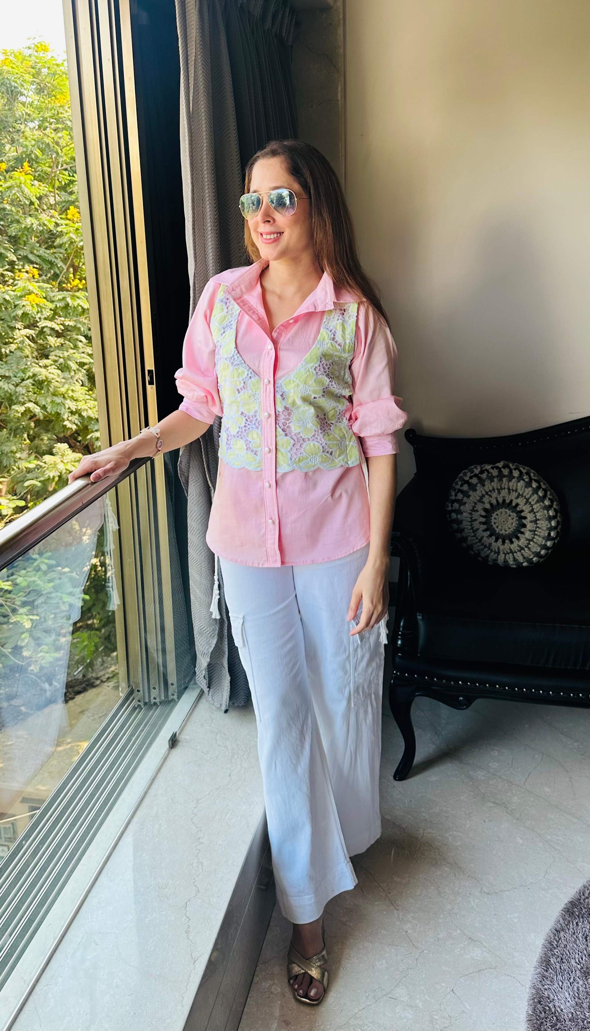 Pink Waistcoat shirt