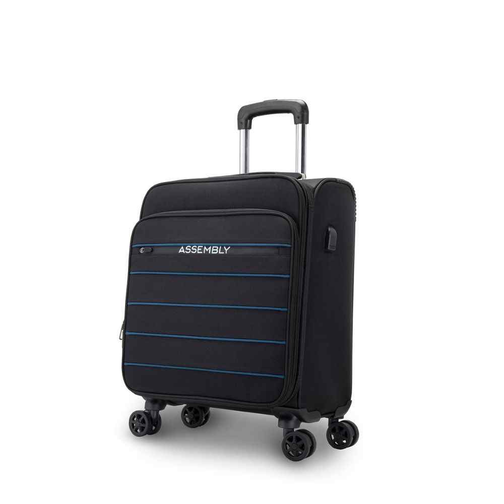 Black Small Cabin Luggage/Trolley Bag (Free Packing Kit)