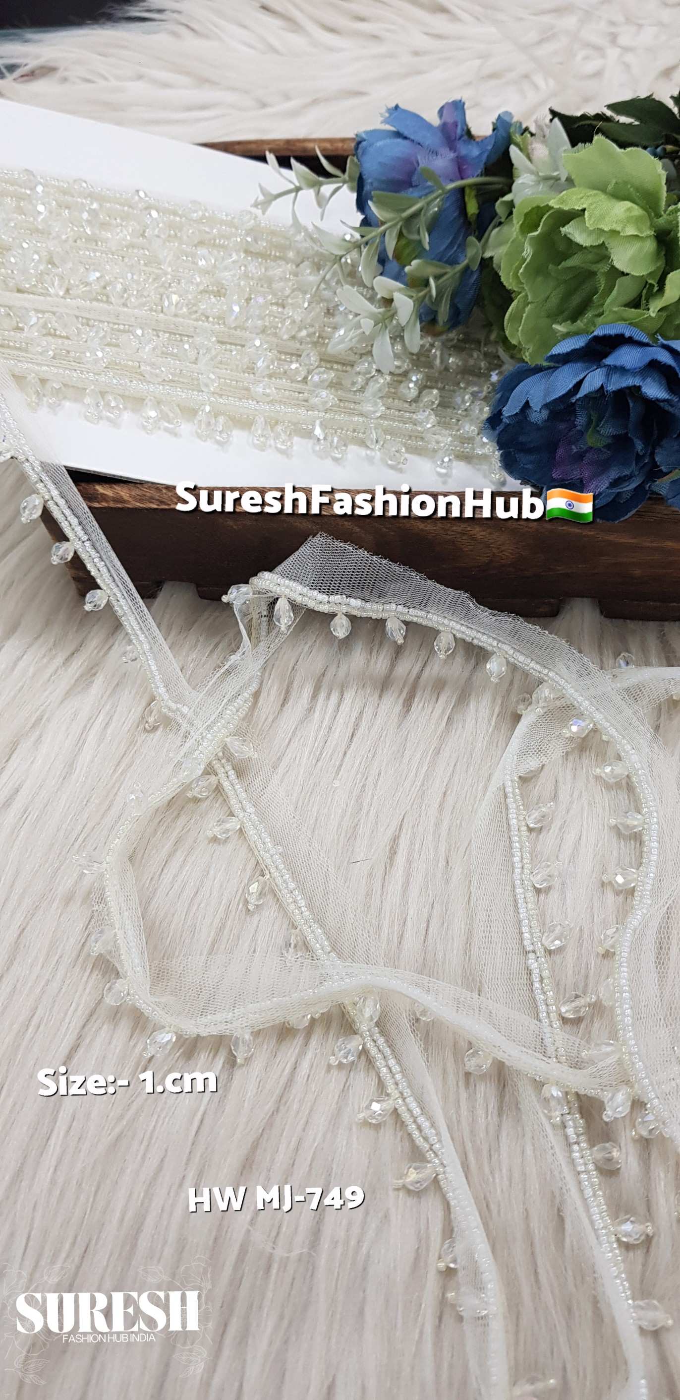 Transparent Crystal Water Twin-Strand Hanging Lace