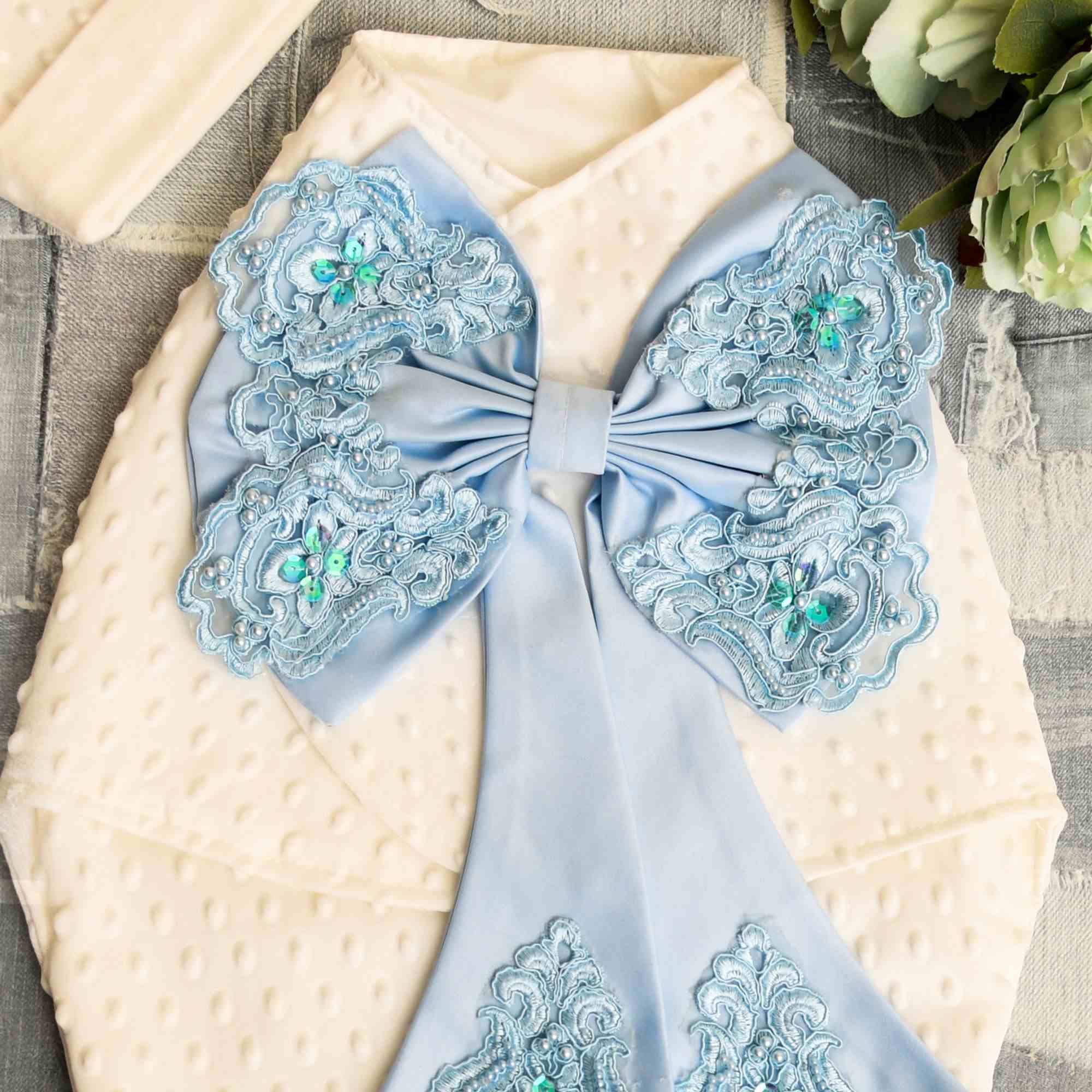 Sapphire Skies Baby Blooming Wrap