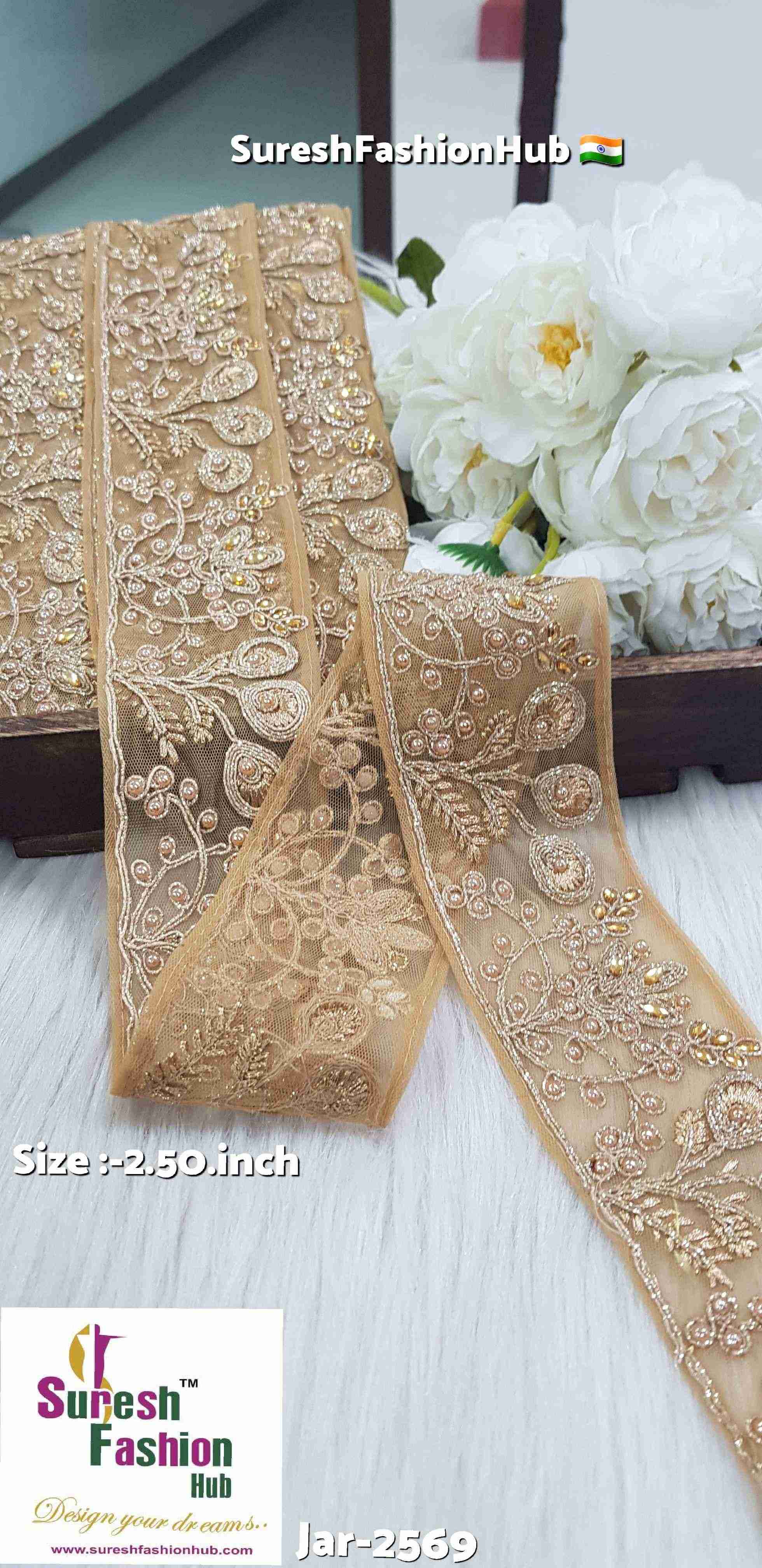 Pearl Elegance Embroidery Lace