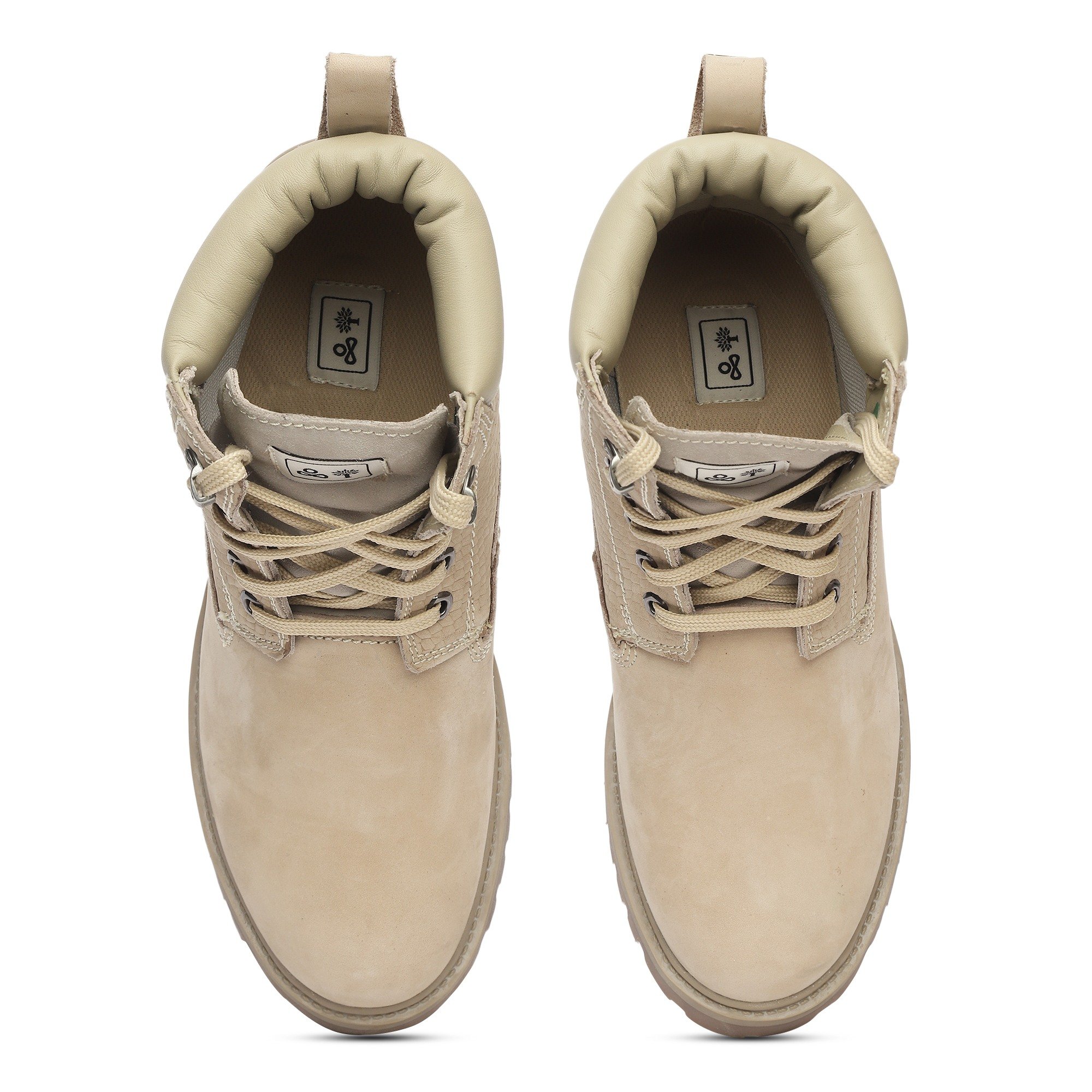 Sandy Beige Boots for Women