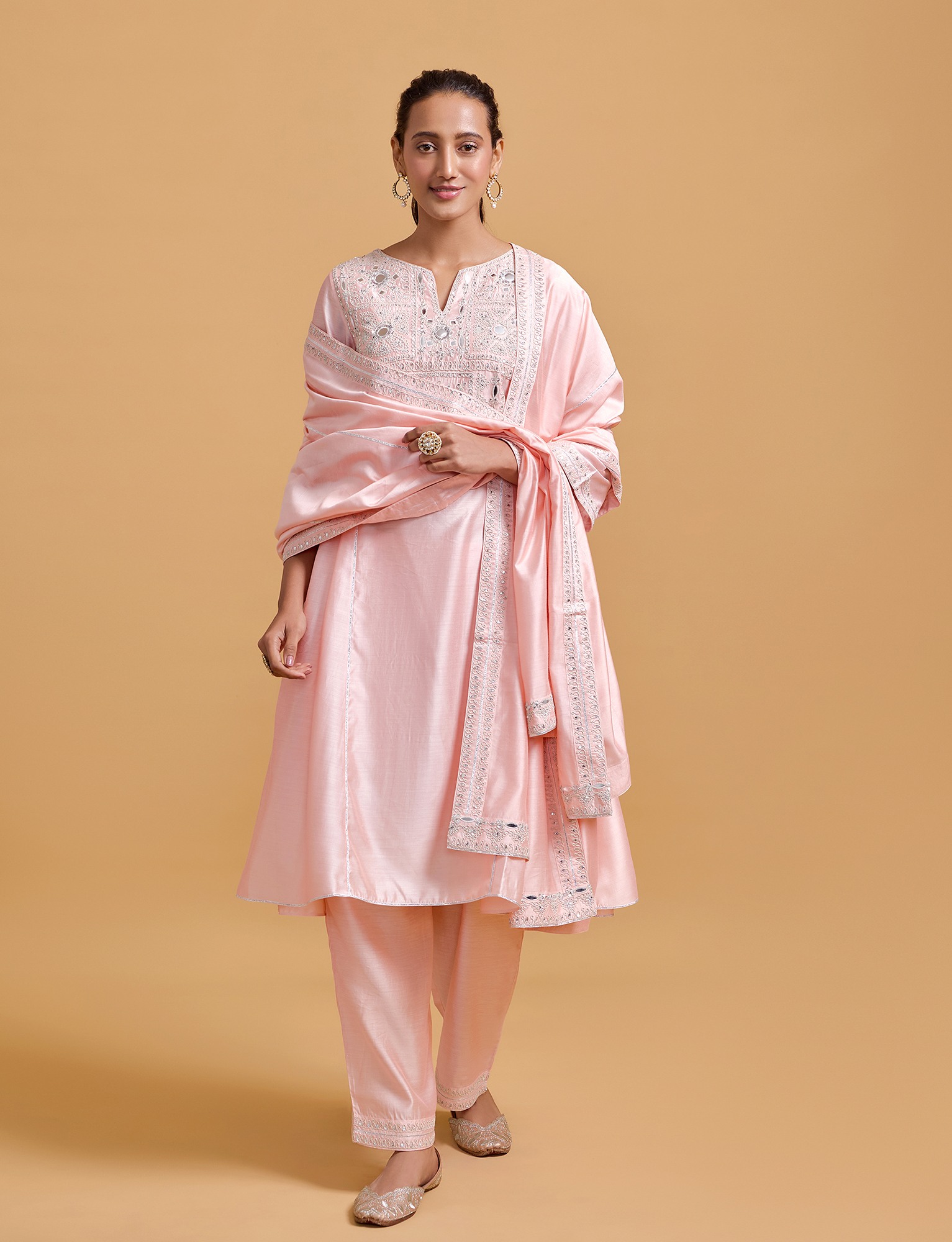 Zeenat Pink Dupatta