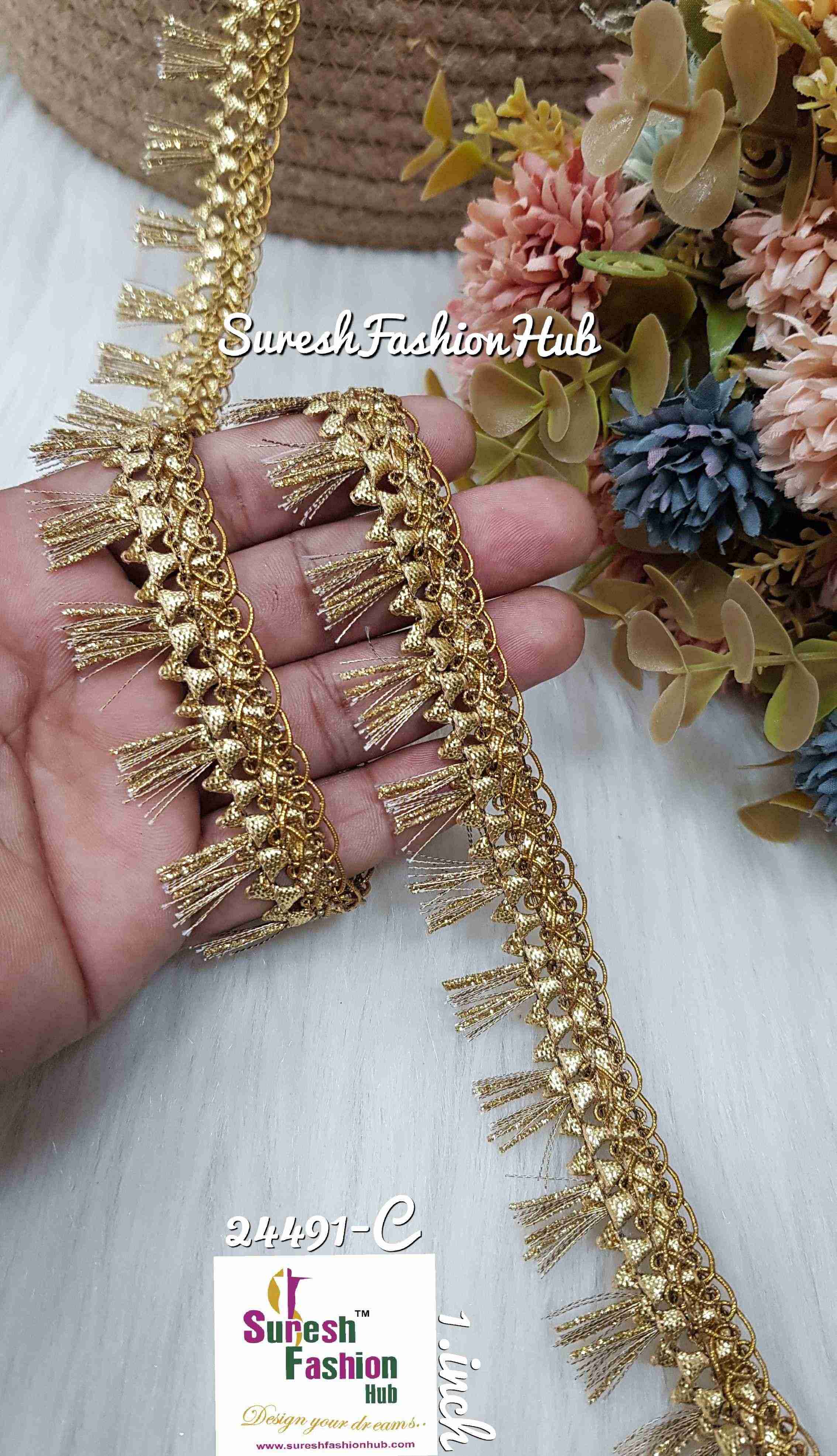 Antique Golden Gleam Gota Zalar lace