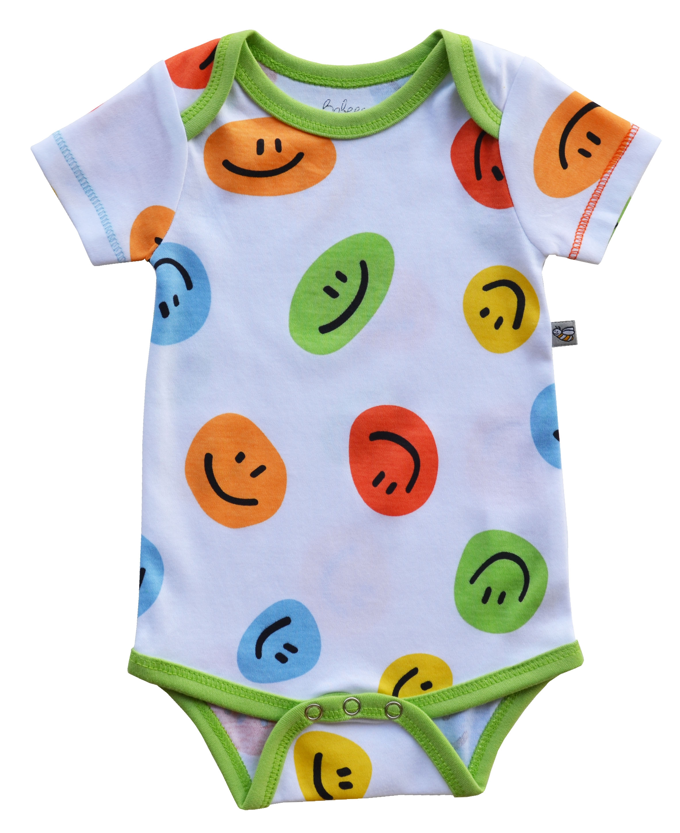 Smiley Printed baby Romper/Onesie(100% Cotton)