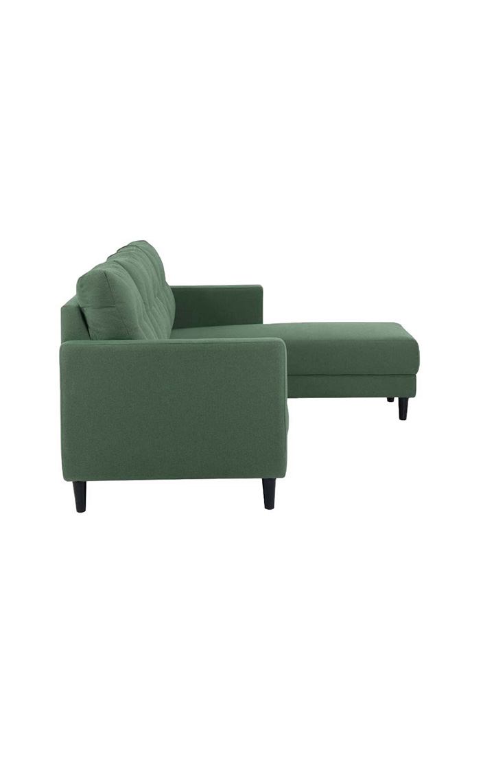 neudot Aria 6 Seater LHS Sectional Sofa in Earth Green Colour