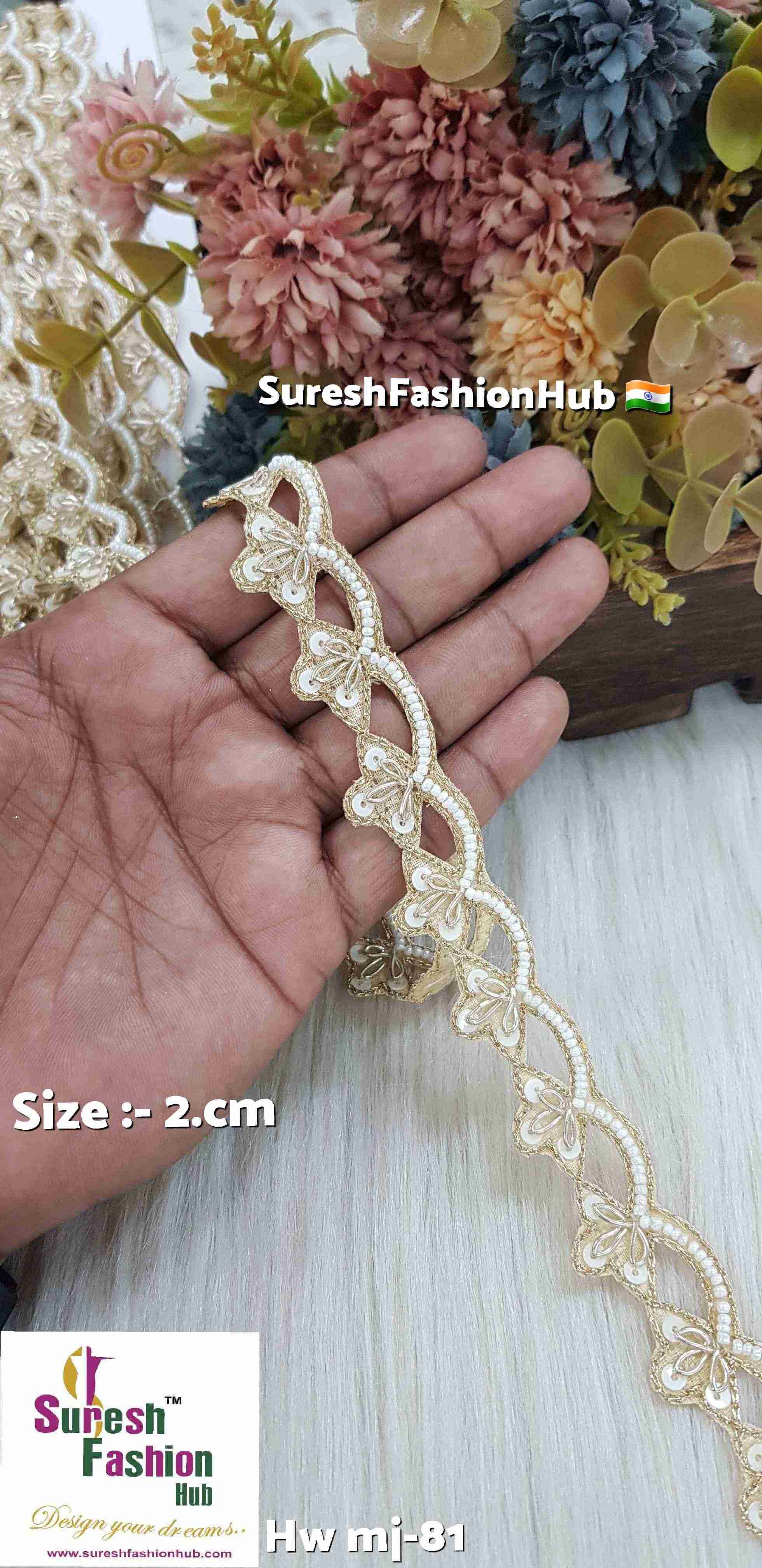 Elegant Double Scalloped Handmade Lace