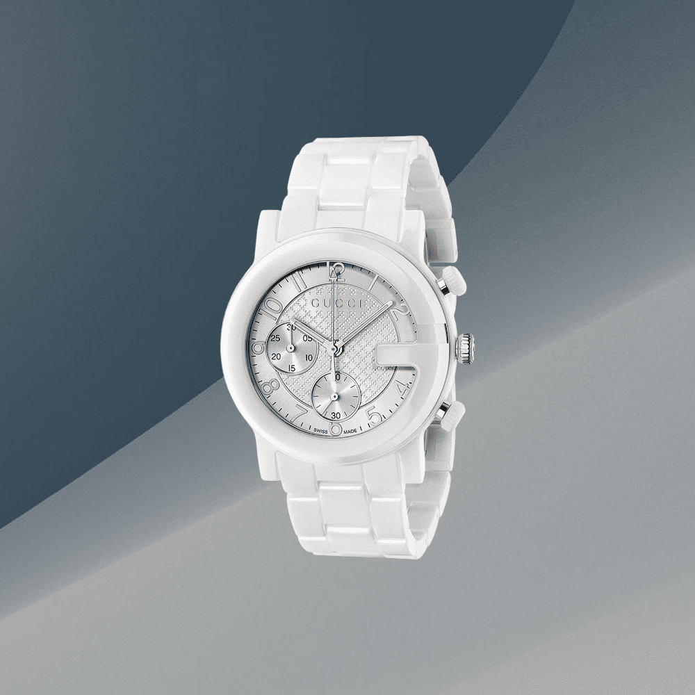 GUCCI The G Chrono Unisex Chronograph Watch (YA101353)
