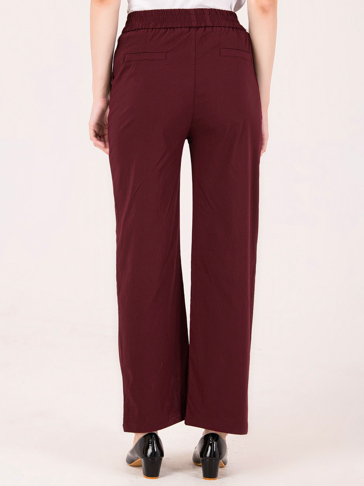 Albion Women Wine Smart Trousers