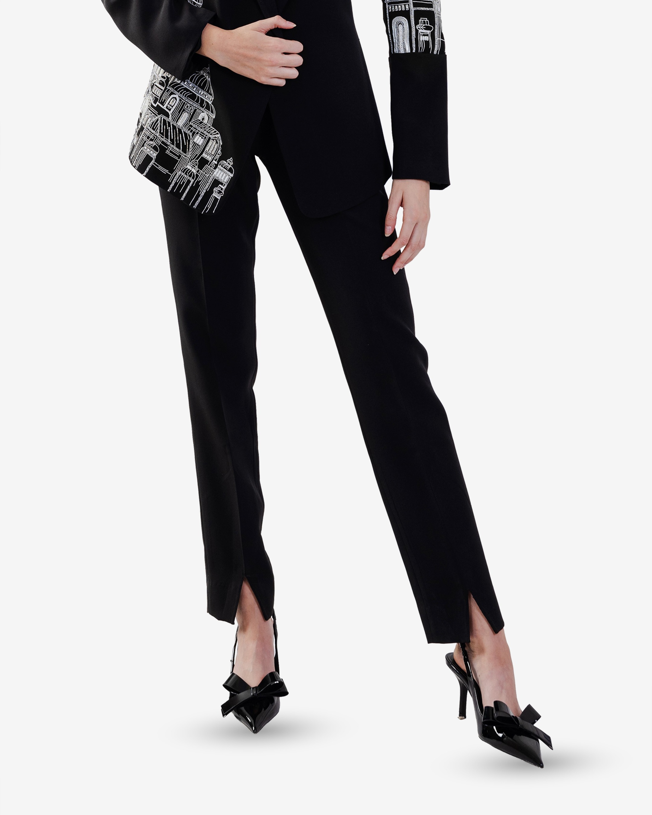 Straightfit Slit Trouser