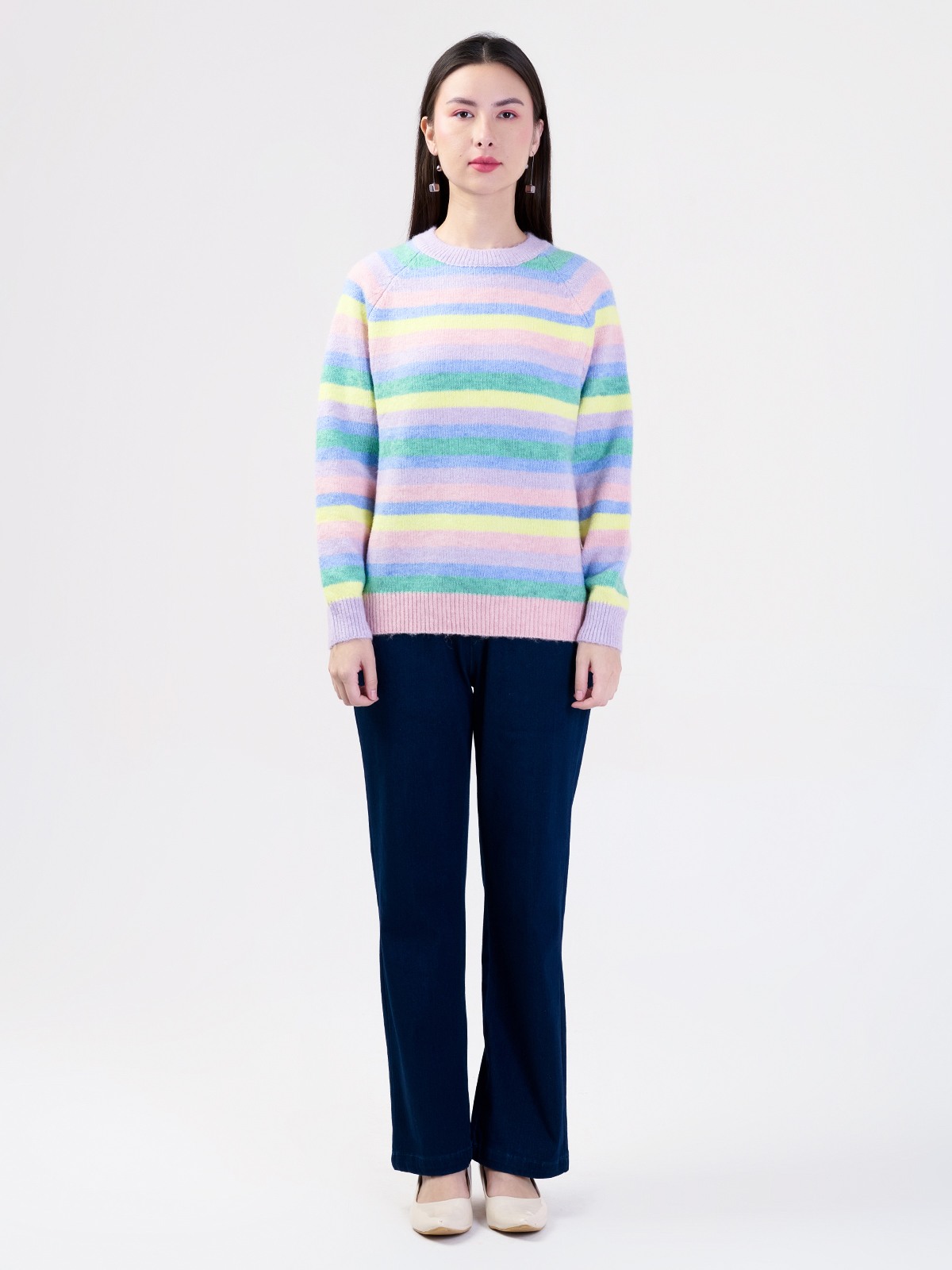 ALBION LADIES PURPLE TOP (WOOLEN)