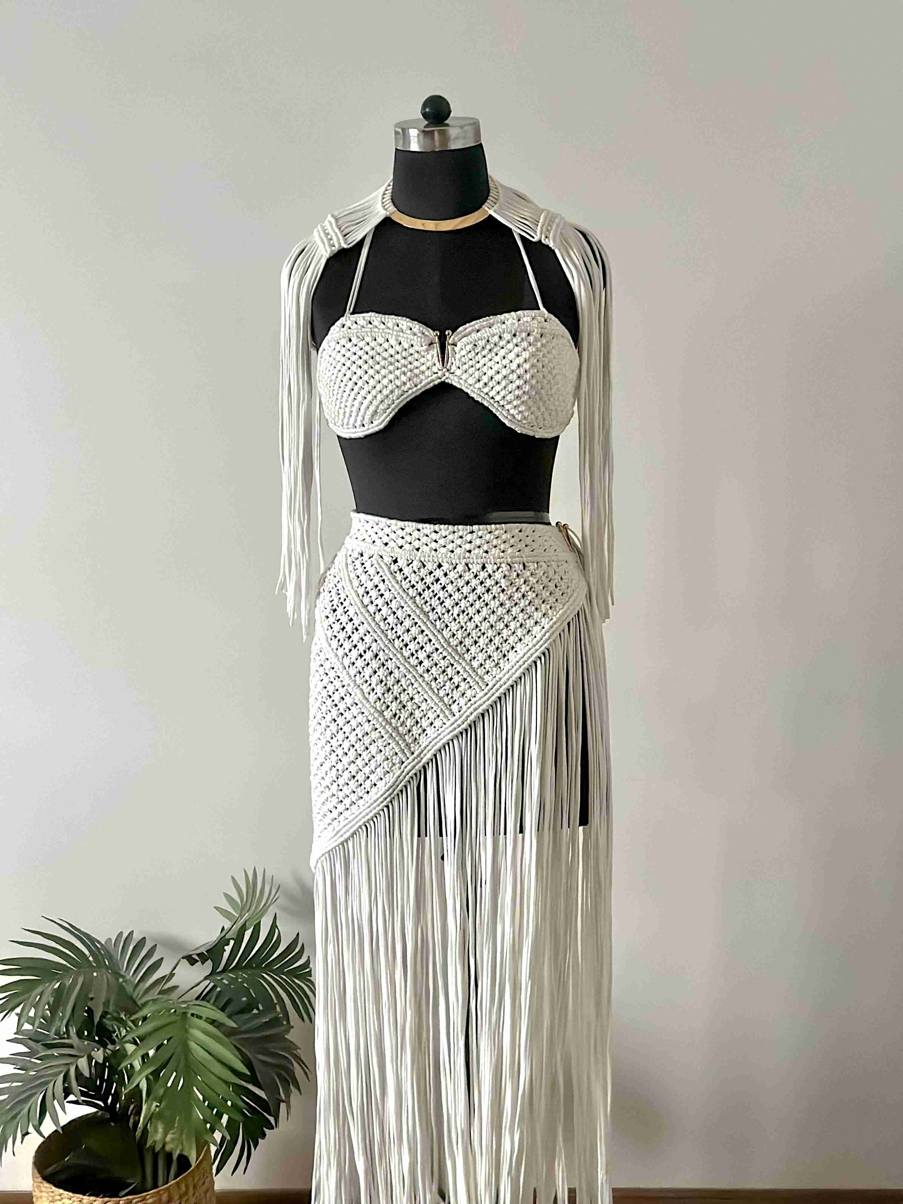 Beach Babe Macrame Skirt