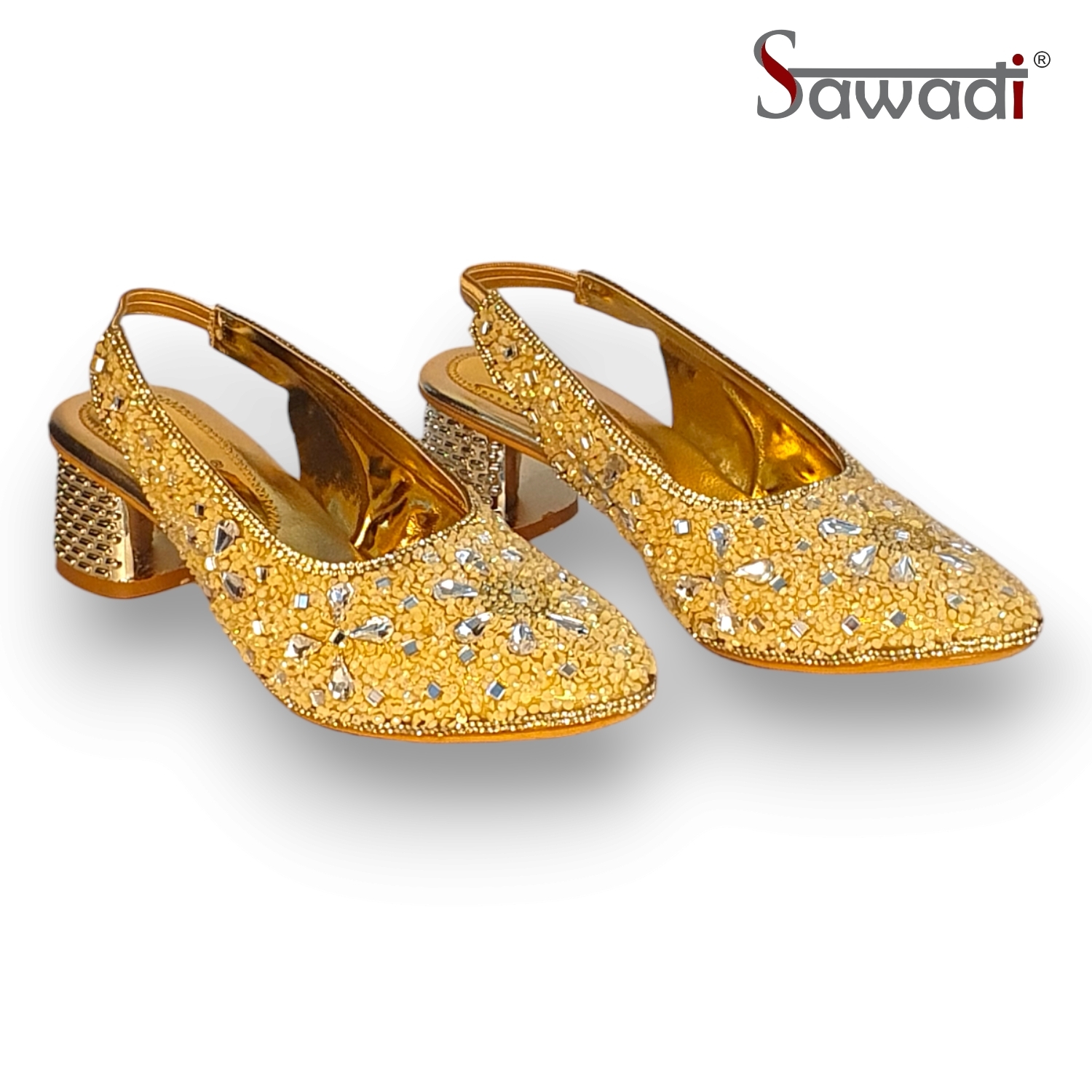 Sawadi Women Gold Heel Bunto