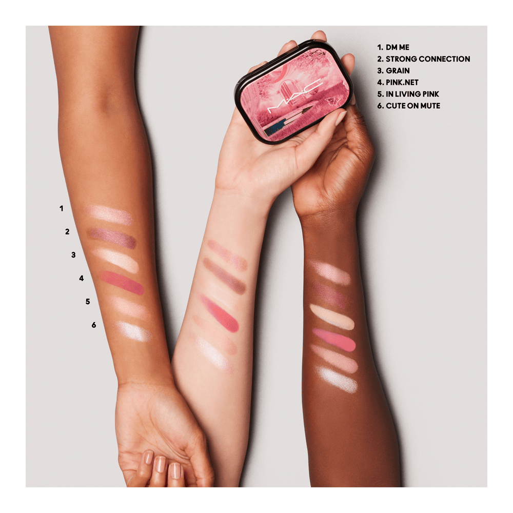 Connect In Color 6-Pan Eyeshadow Palette • Rose Lens