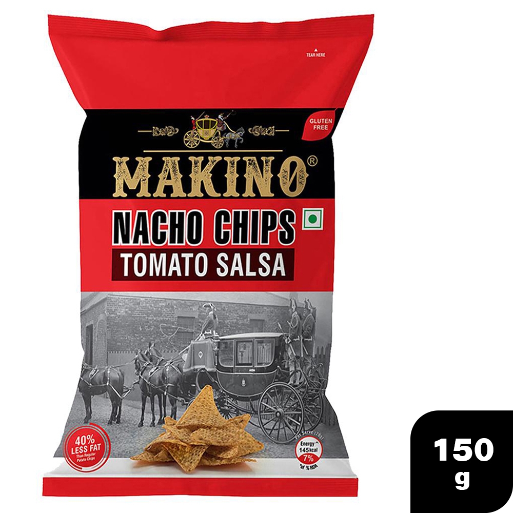 Makino Tomato Salsa Nacho Chips 150 G