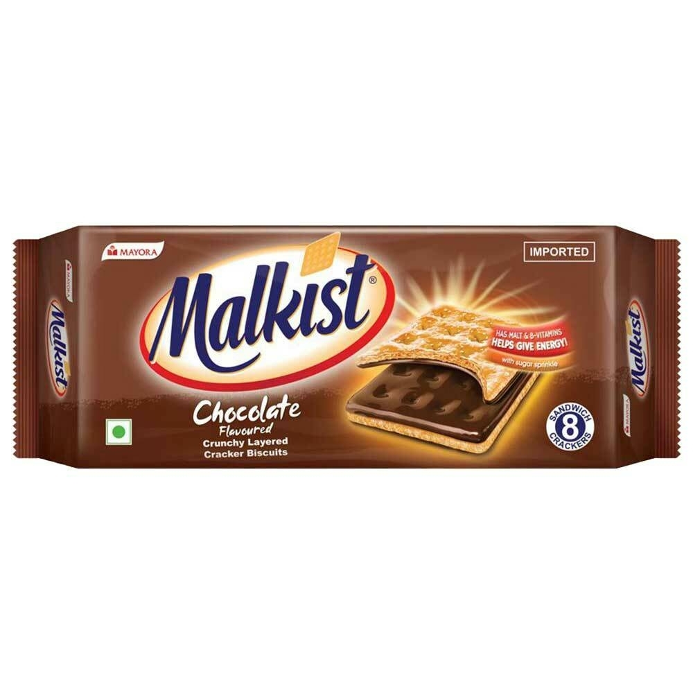 Mayora Malkist Chocolate Cracker Biscuits 144 G