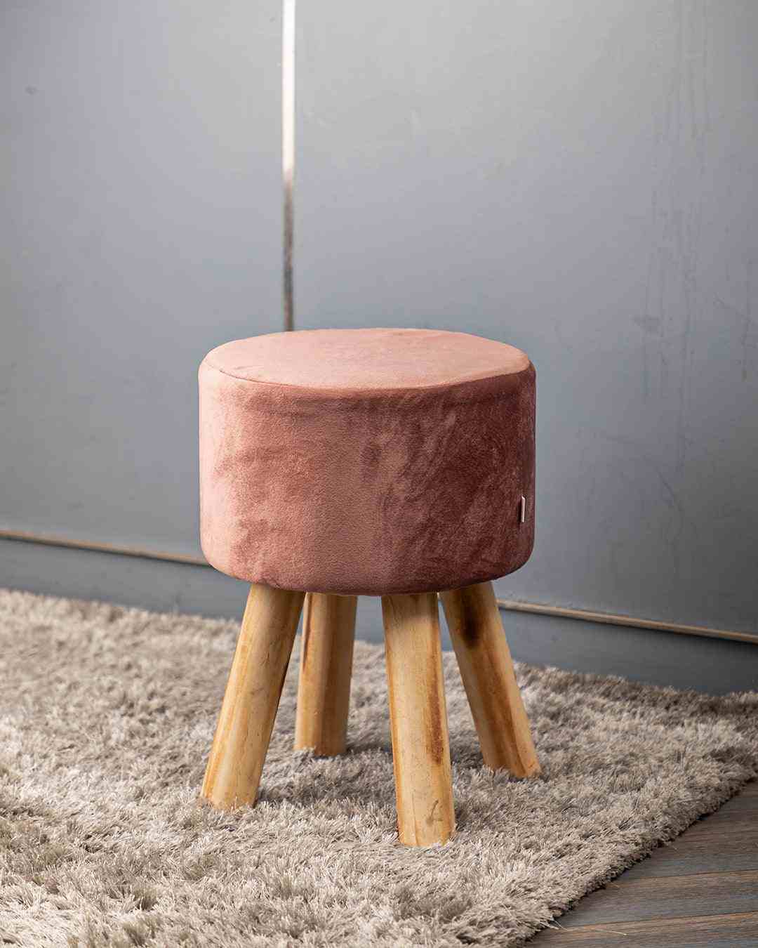Rose store gold footstool