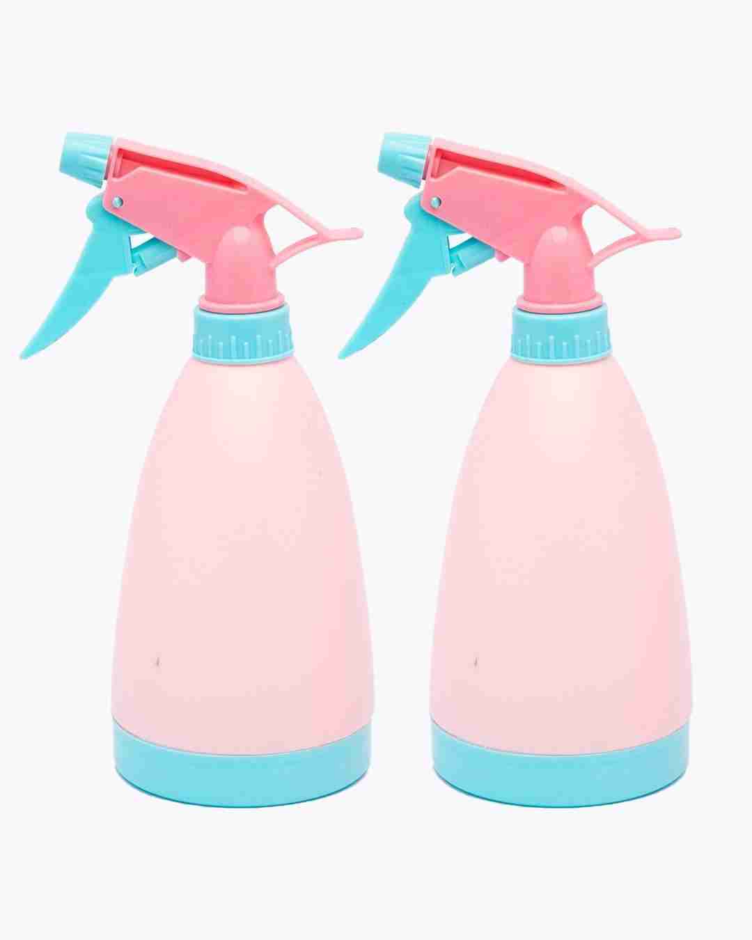 Spray Bottle, Pink, Plastic, Set of 2, 500 mL