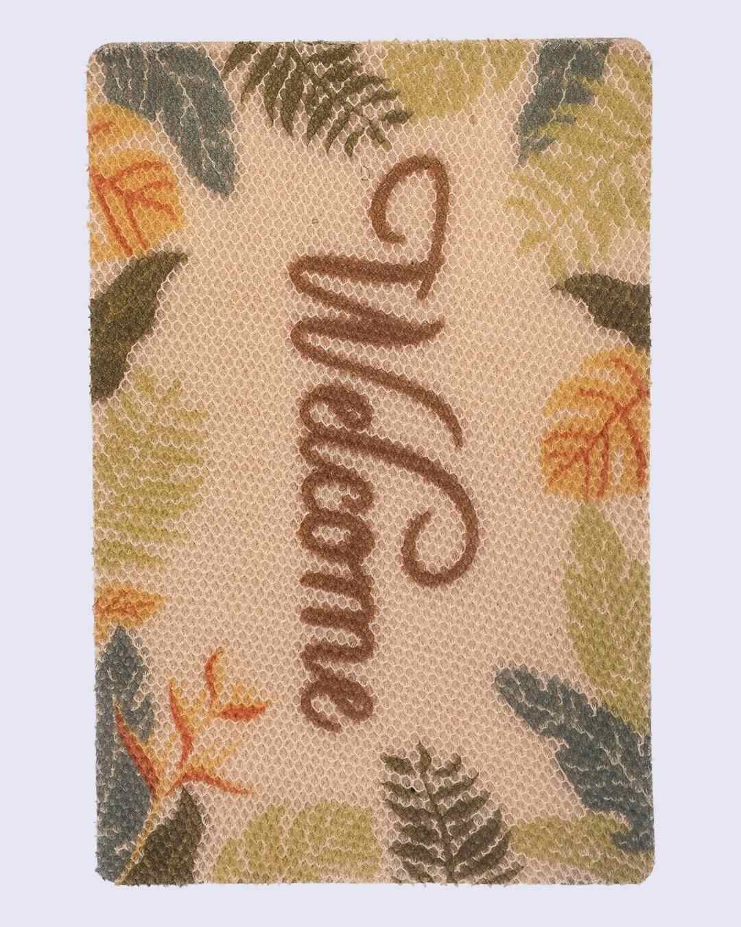 Market 99, Welcome Mat, Entry Mat for Indoor & Outdoor, Floor Mat, Multicolour, Plastic