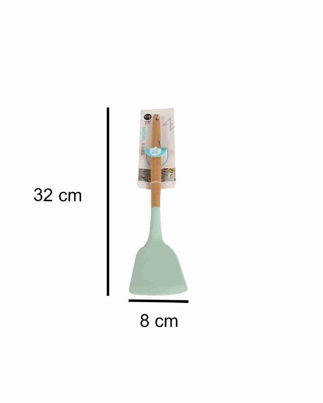 Market 99 Silicone Spatulas 440 F Heat Resistant Flexible Spatula - FDA Grade Premium Kitchen Utensils Non Stick for Cooking , Turquoise