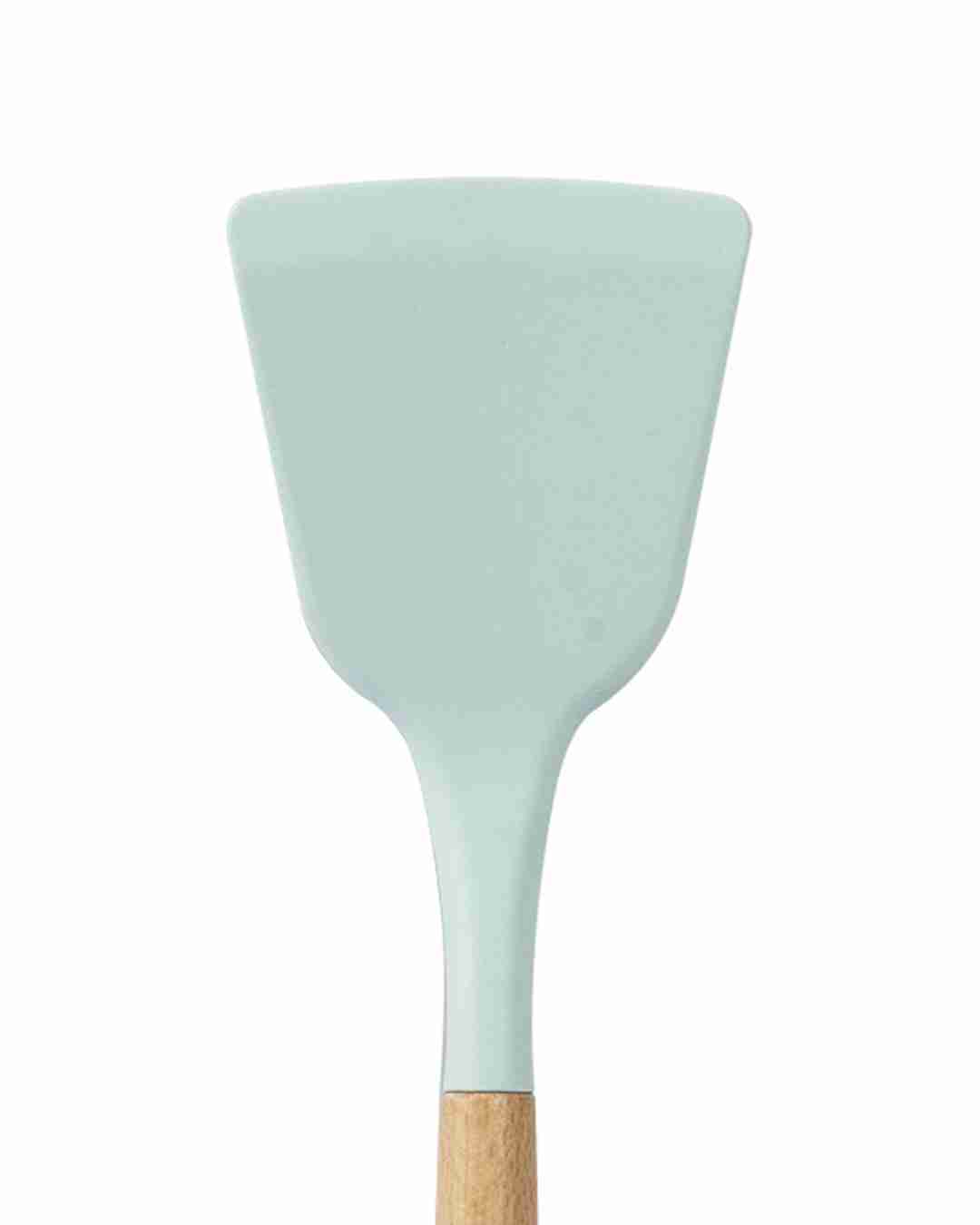Market 99 Silicone Spatulas 440 F Heat Resistant Flexible Spatula - FDA Grade Premium Kitchen Utensils Non Stick for Cooking , Turquoise