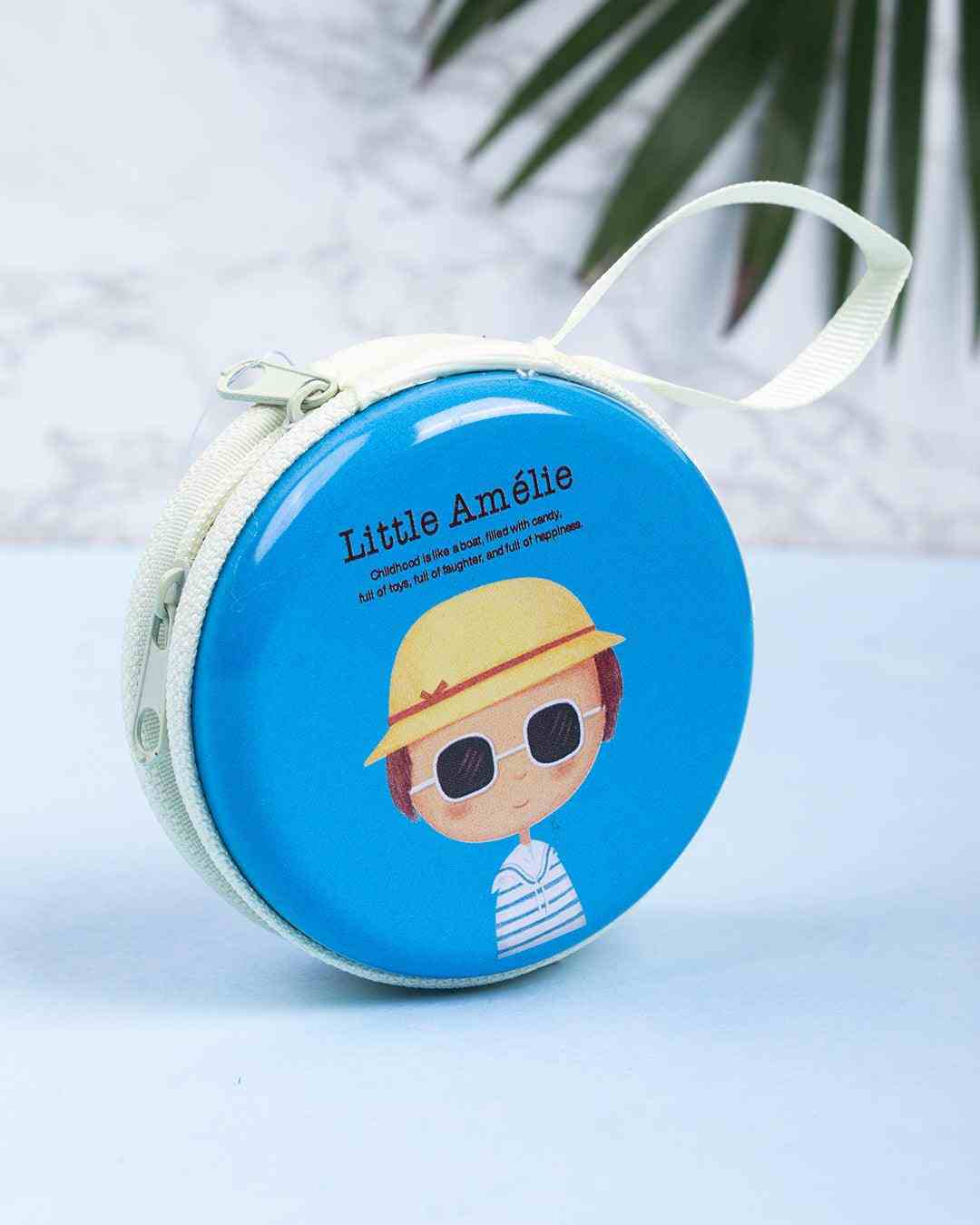 Plastic coin store pouch