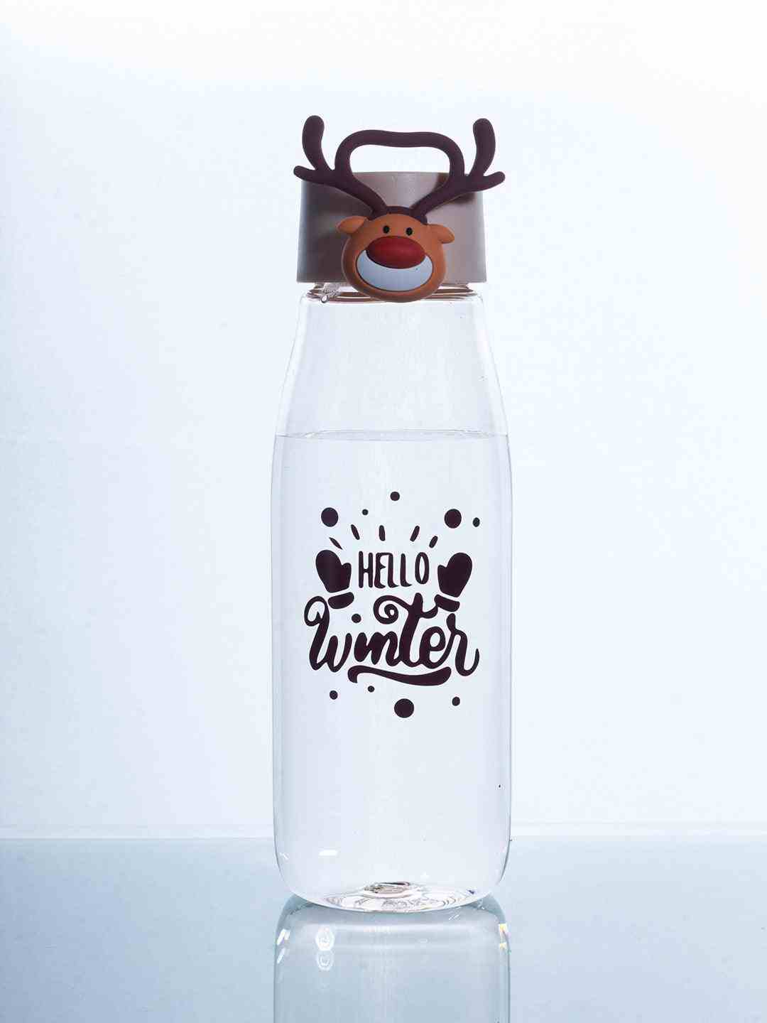 Market 99 Plastic Water Bottle For Home Office Travel School Gym Yoga Sipper School Kids BPA Free & Leak Proof Dishwasher Safe, Burgundy 480 Ml