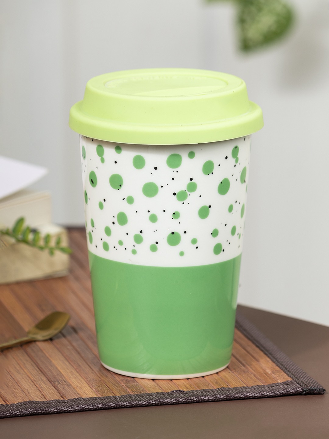 Market99 1 Pcs Coffee Mug With Lid (400 Ml)