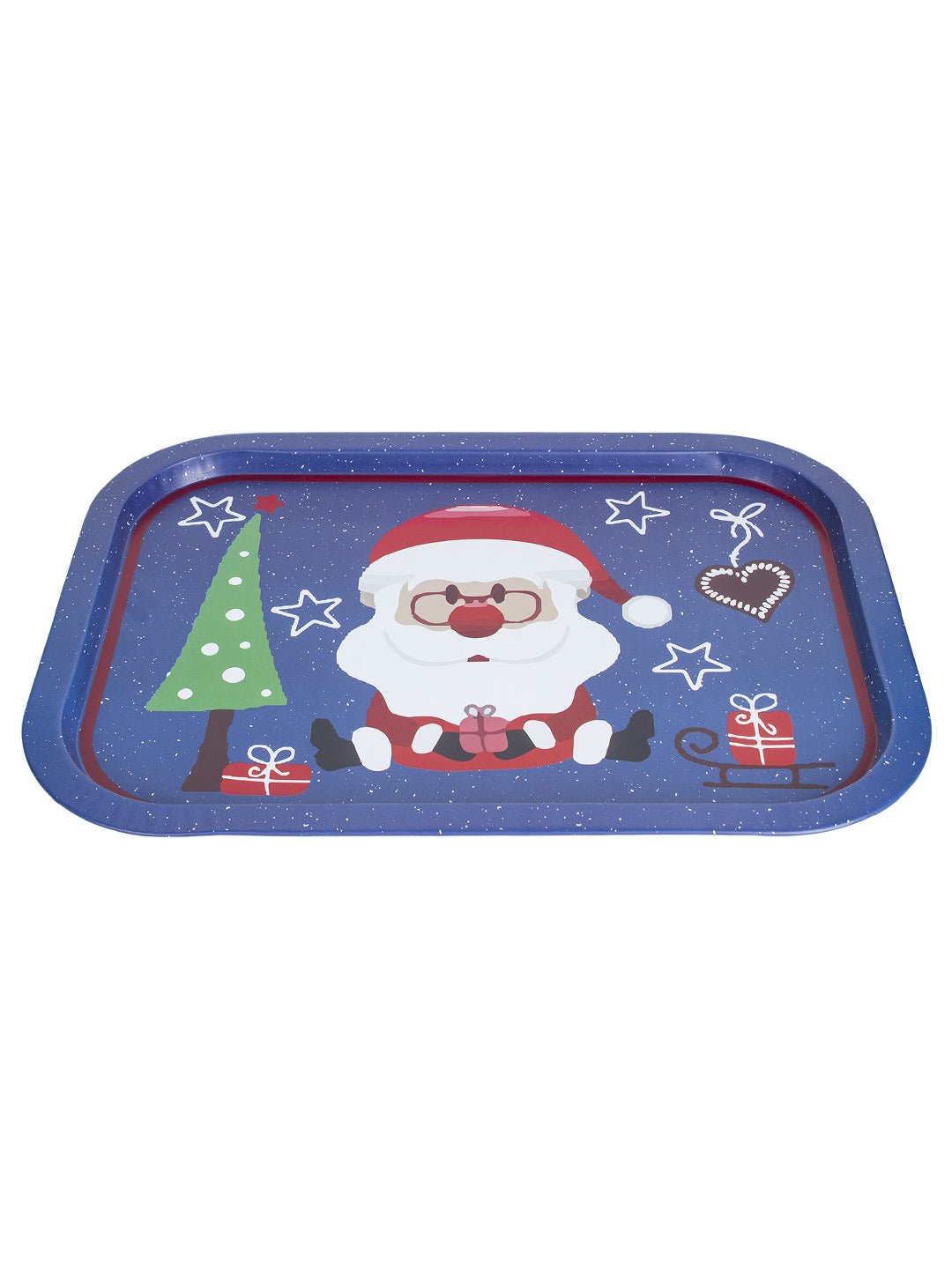 SERVING CHRISTMAS METAL TRAY