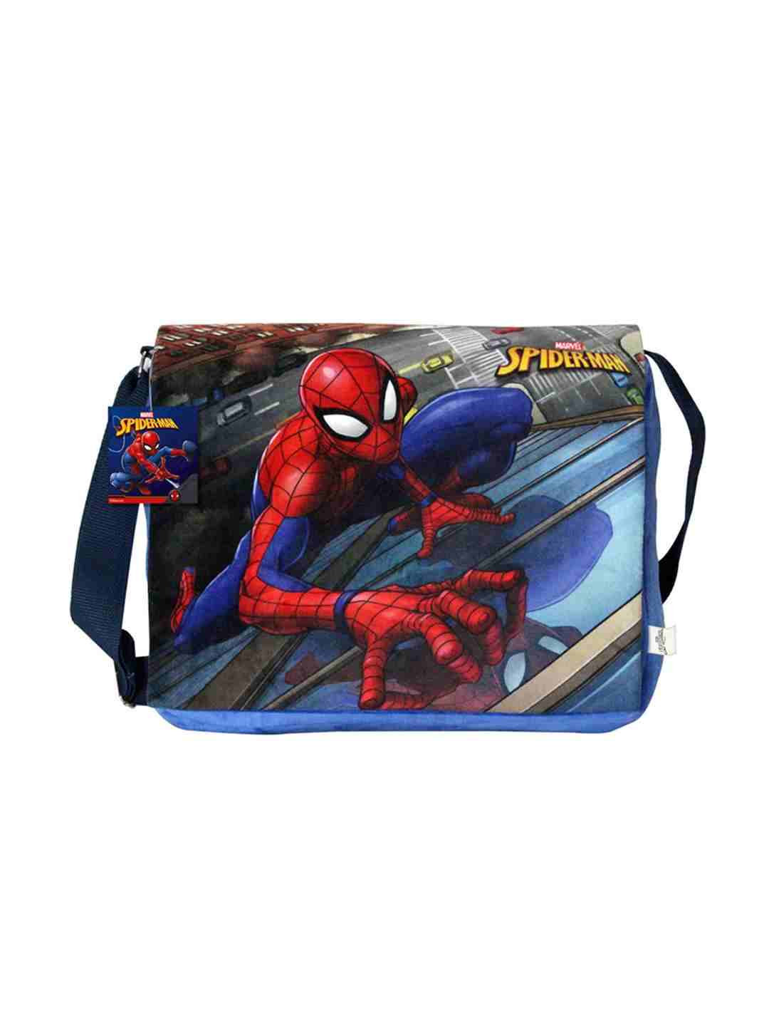 Marvel Disney Spiderman Sling Bag Plush Accessories for Kids age 12M+ - 25.4 Cm