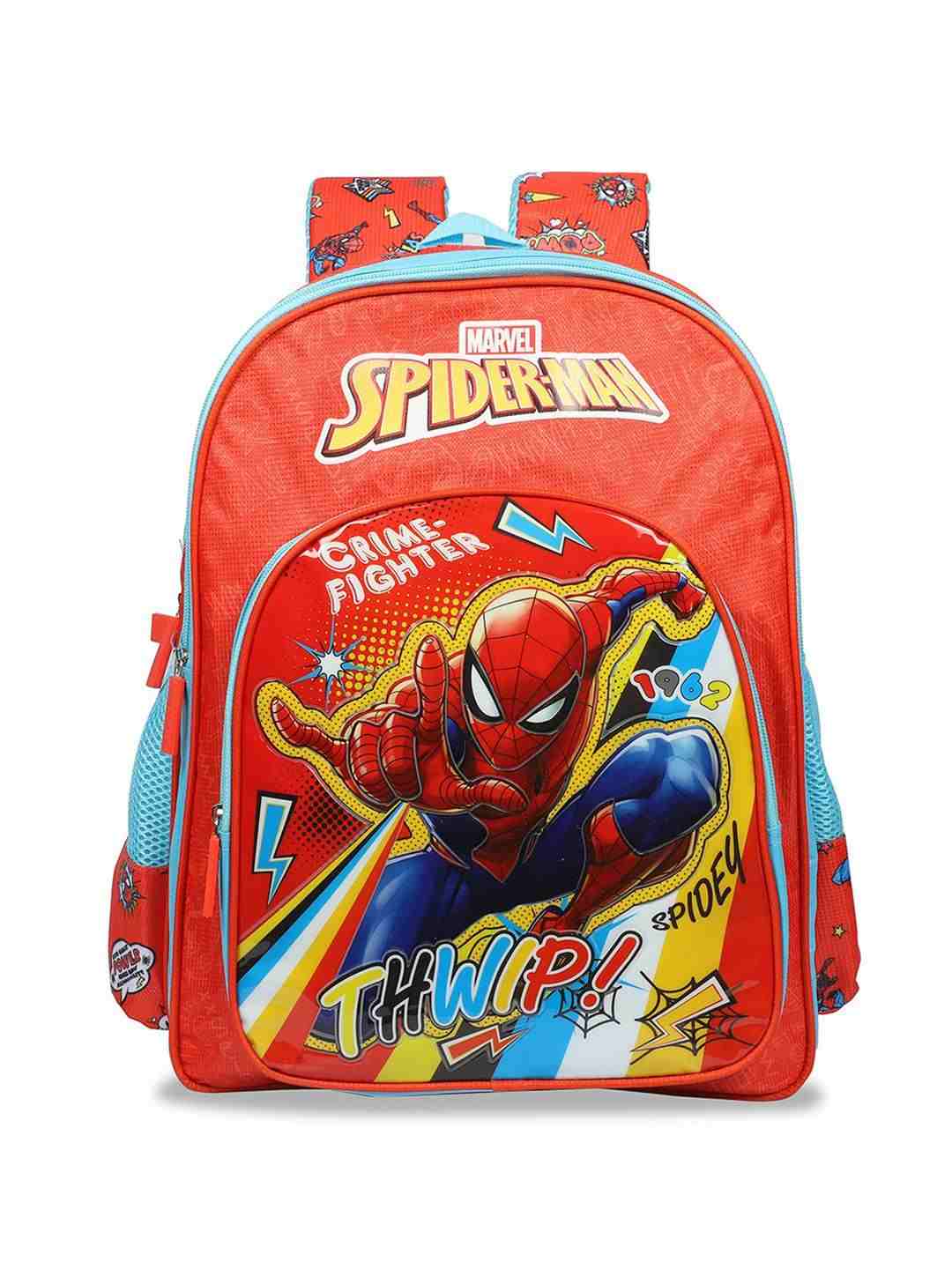 Marvel Spiderman Crime Fighter School Bag 41 Cm for Boys age 7Y+