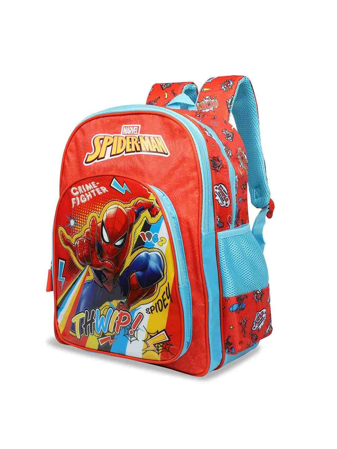 Marvel Spiderman Crime Fighter School Bag 41 Cm for Boys age 7Y+