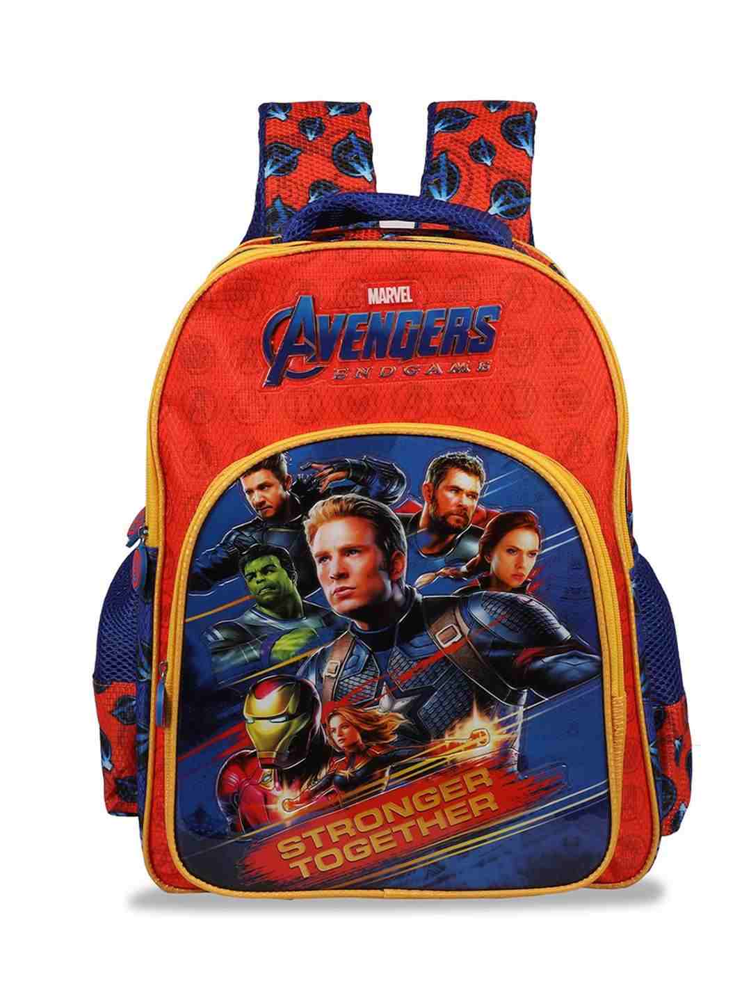 Marvel Avengers Stronger Together Red & Blue School Bag 41 Cm Bags for Boys age 7Y+