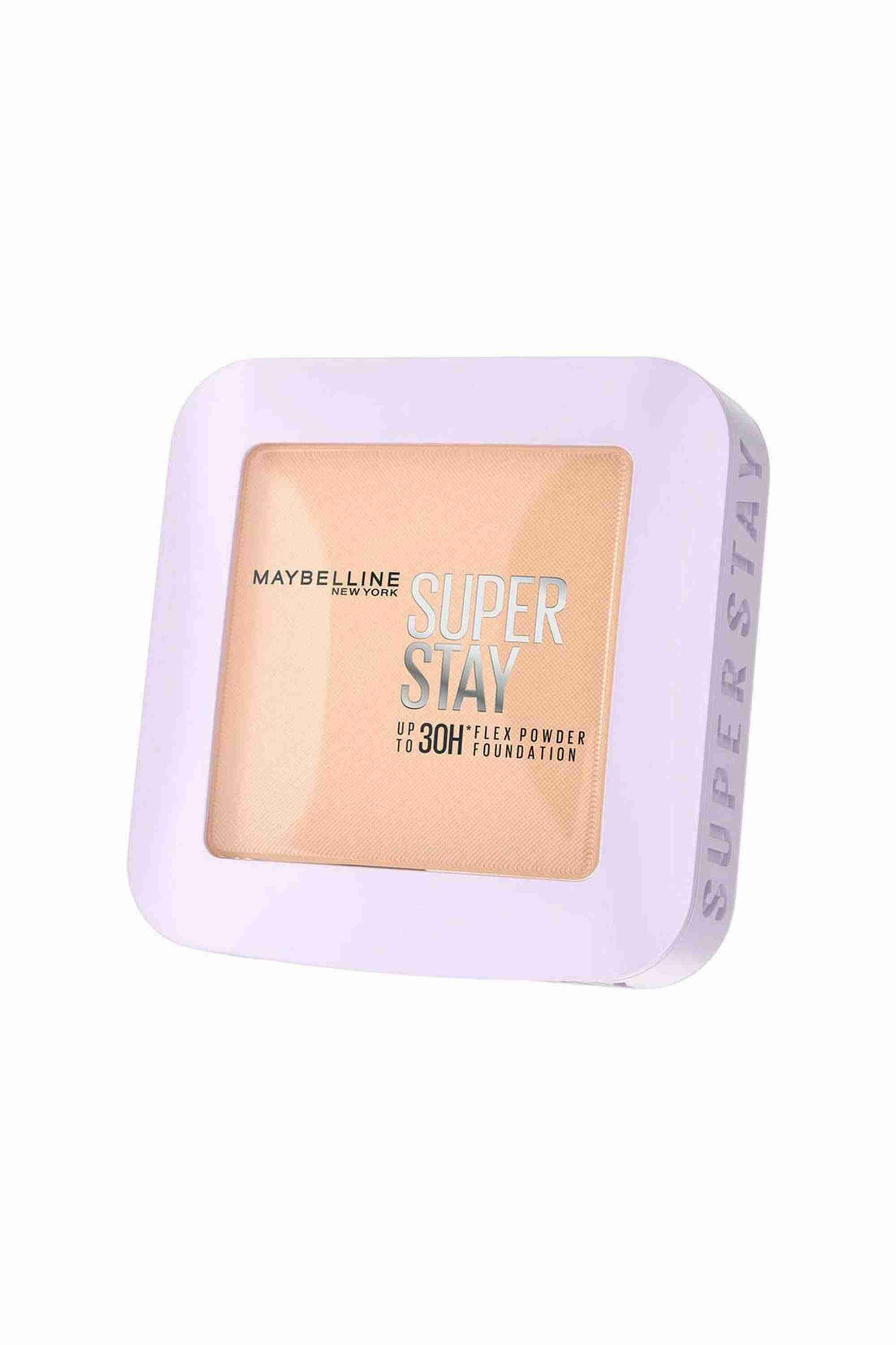 Super Stay Flex Powder, 30H Full Cover, Oil-Control Foundation - 110, 9 gm