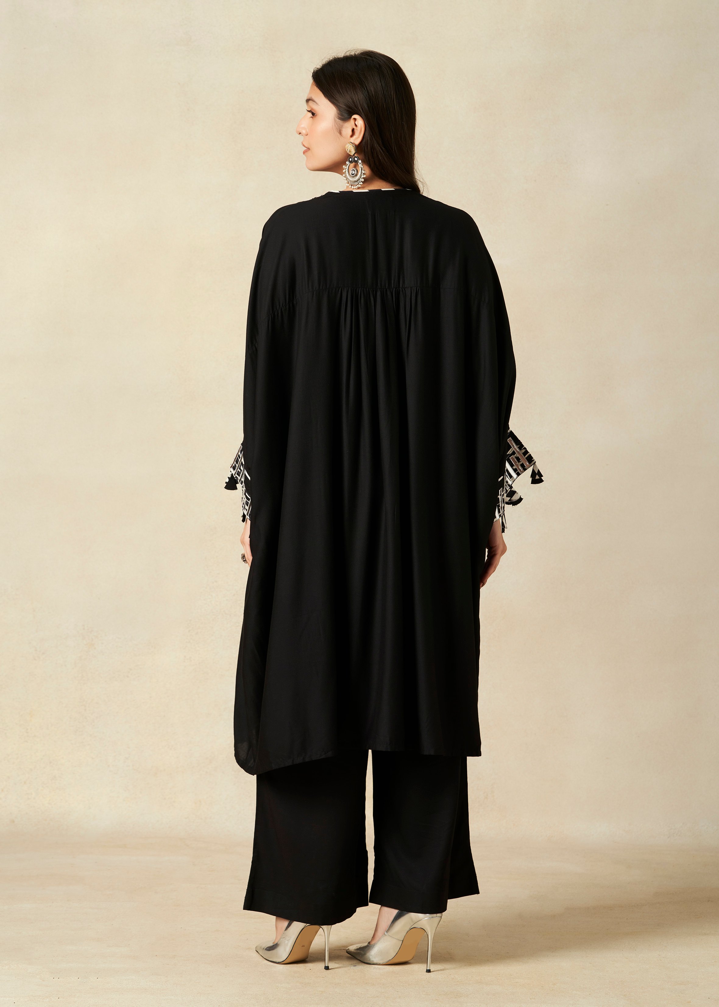 Black Kaftan Tunic