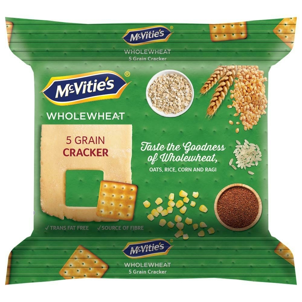 McVitie's 5 Grain Cracker Biscuits 120 G
