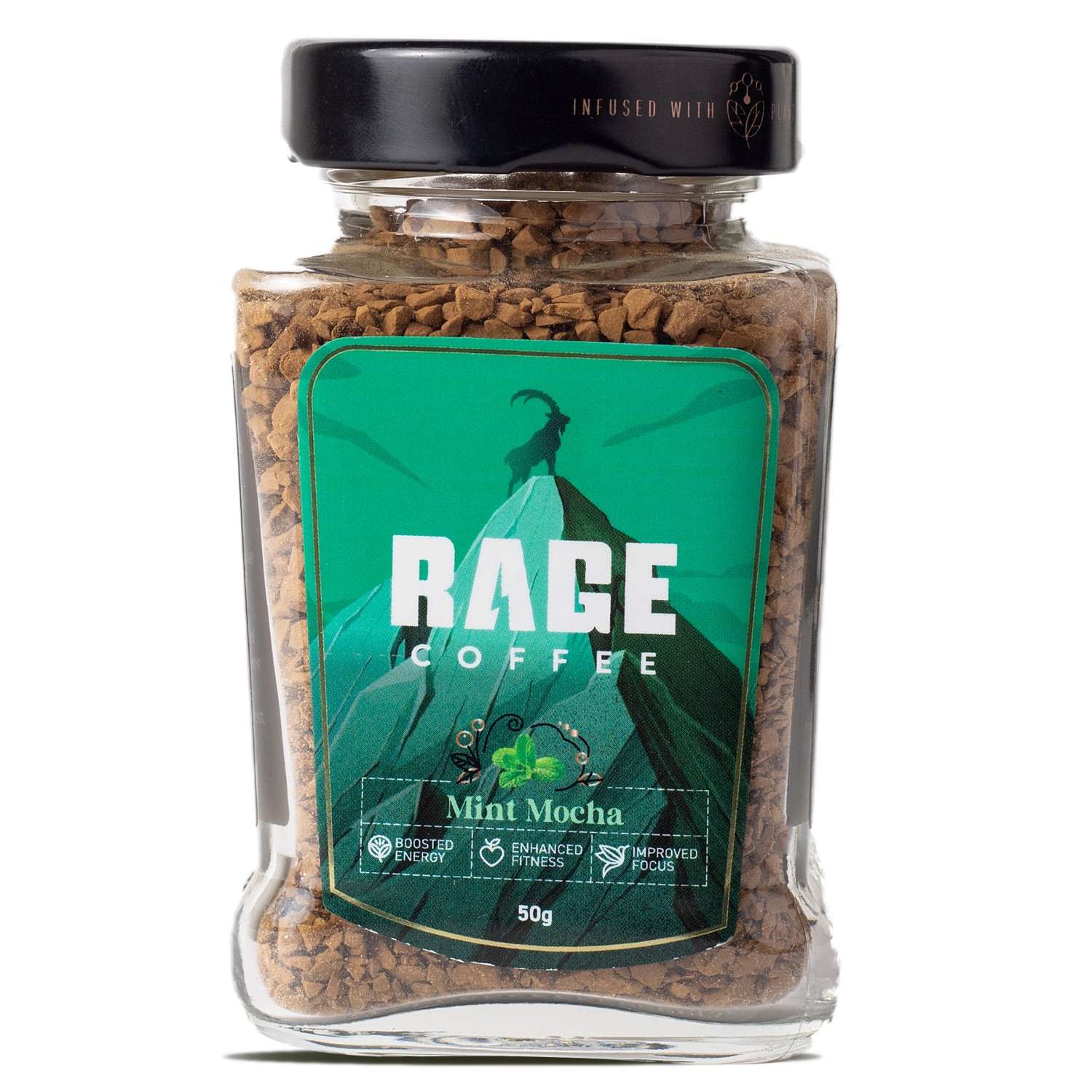 Rage Coffee 50 Gms Mint Mocha Flavour Premium Arabica Instant Coffee