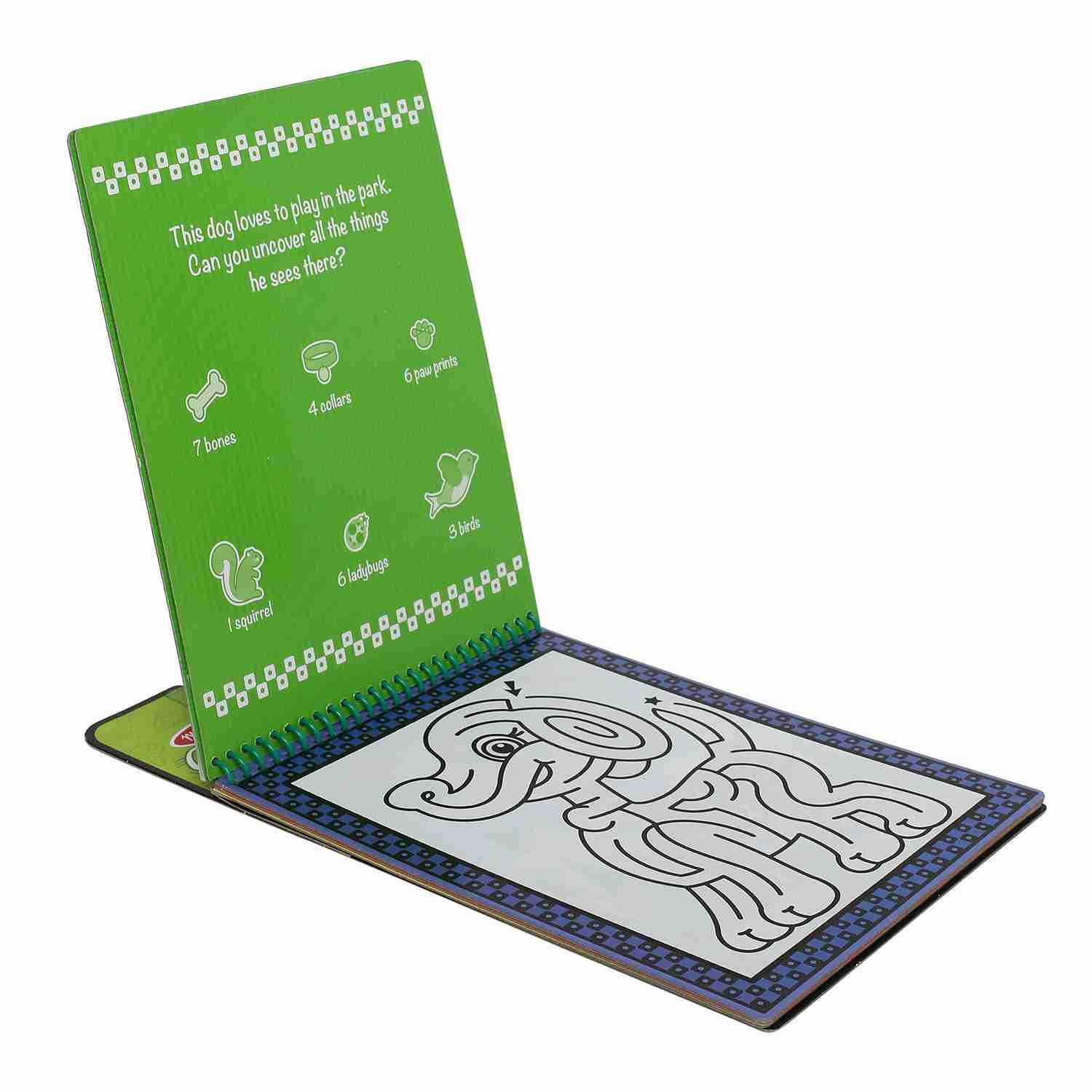 Melissa & Doug on The Go Water Wow! Pet Mazes Activity Pad (Reusable Reveal Coloring Book, Refillable Pen) School Stationery for Kids age 4Y+