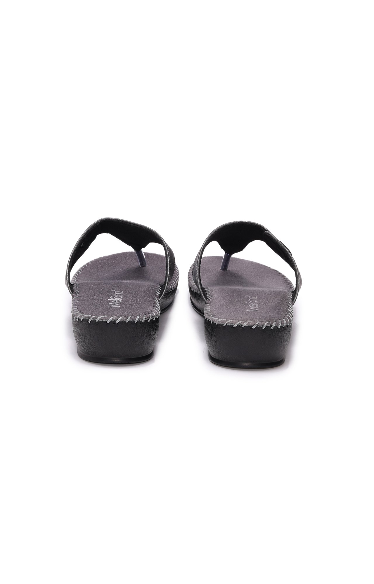 Women Grey Casula Flat Sandals