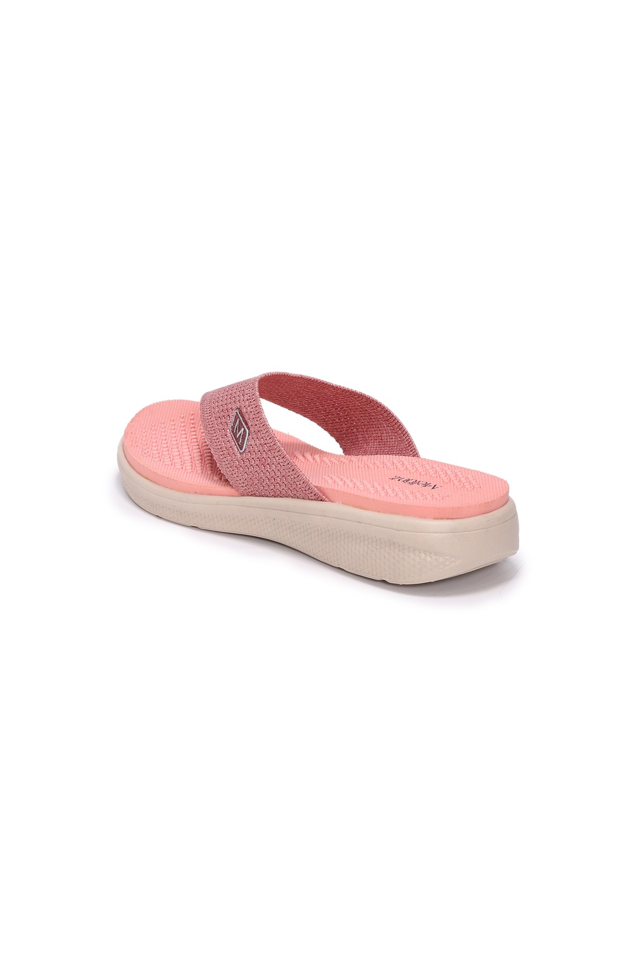 Women Pink knitted Casula Flat Sandals