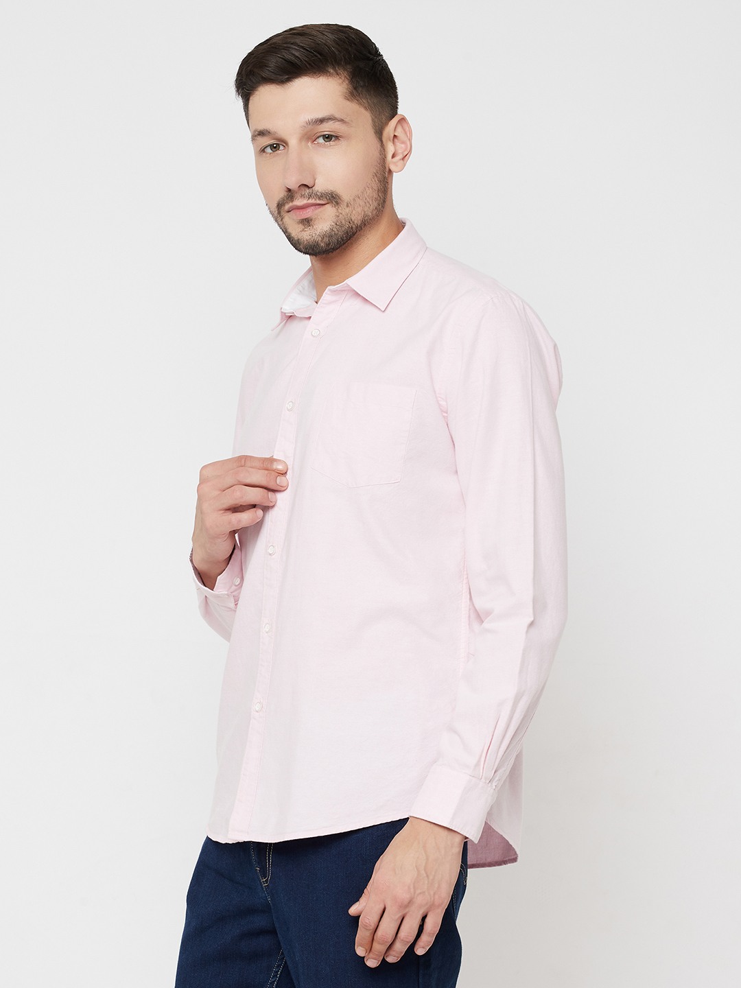 Men PINK Casual Shirts