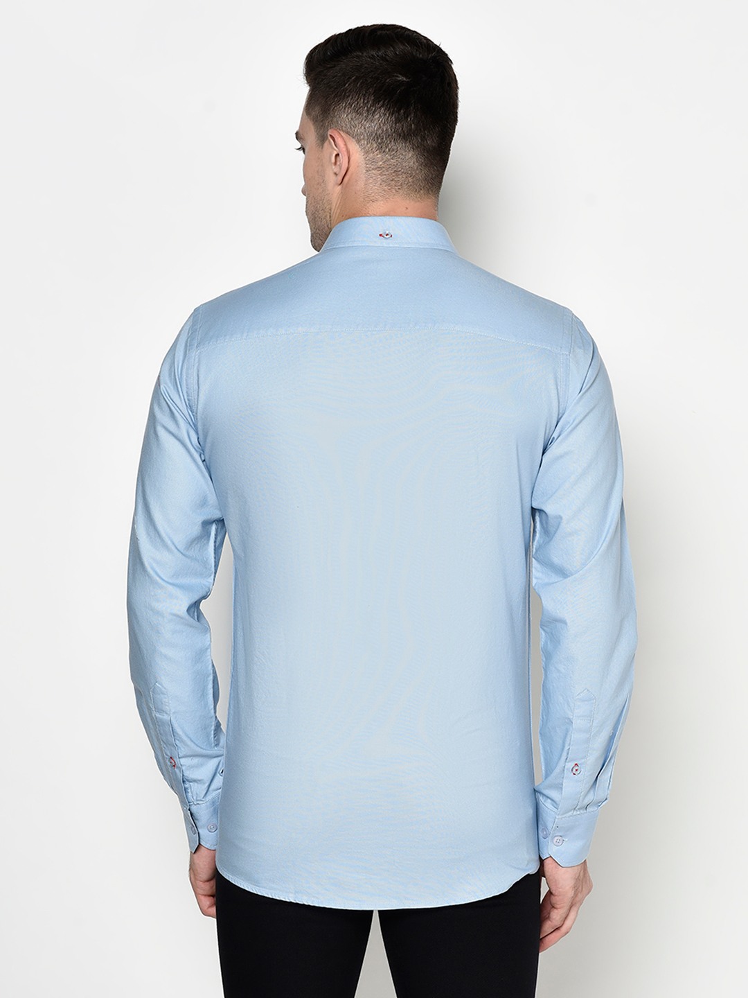 Men SKY BLUE Casual Shirts