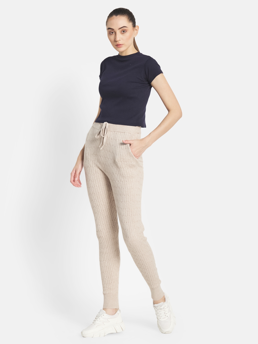 VISO The Face Purple Cotton Blend Solid Women Track Pants Price in India -  Buy VISO The Face Purple Cotton Blend Solid Women Track Pants online at  undefined