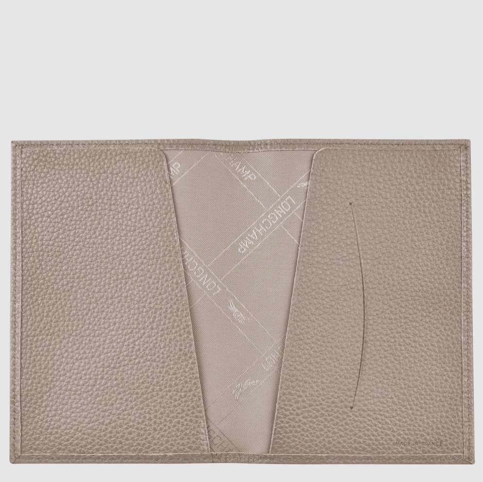 LE FOULONNE PASSPORT COVER TURTLEDOVE